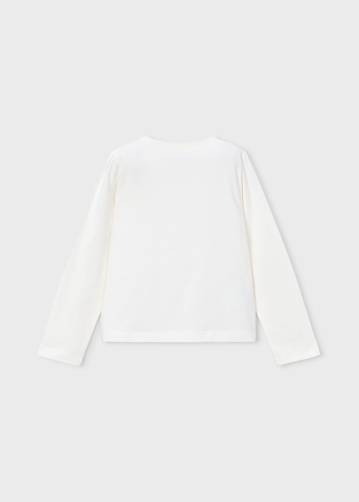 Camiseta básica flor niña