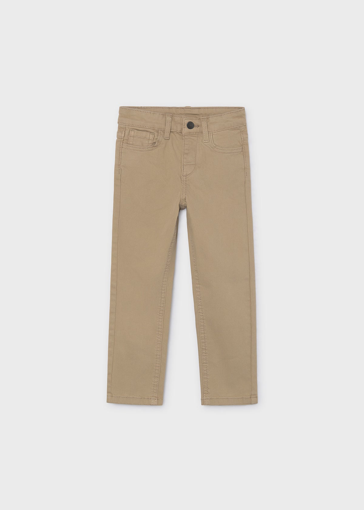 Pantalón básico slim fit bolsillos niño