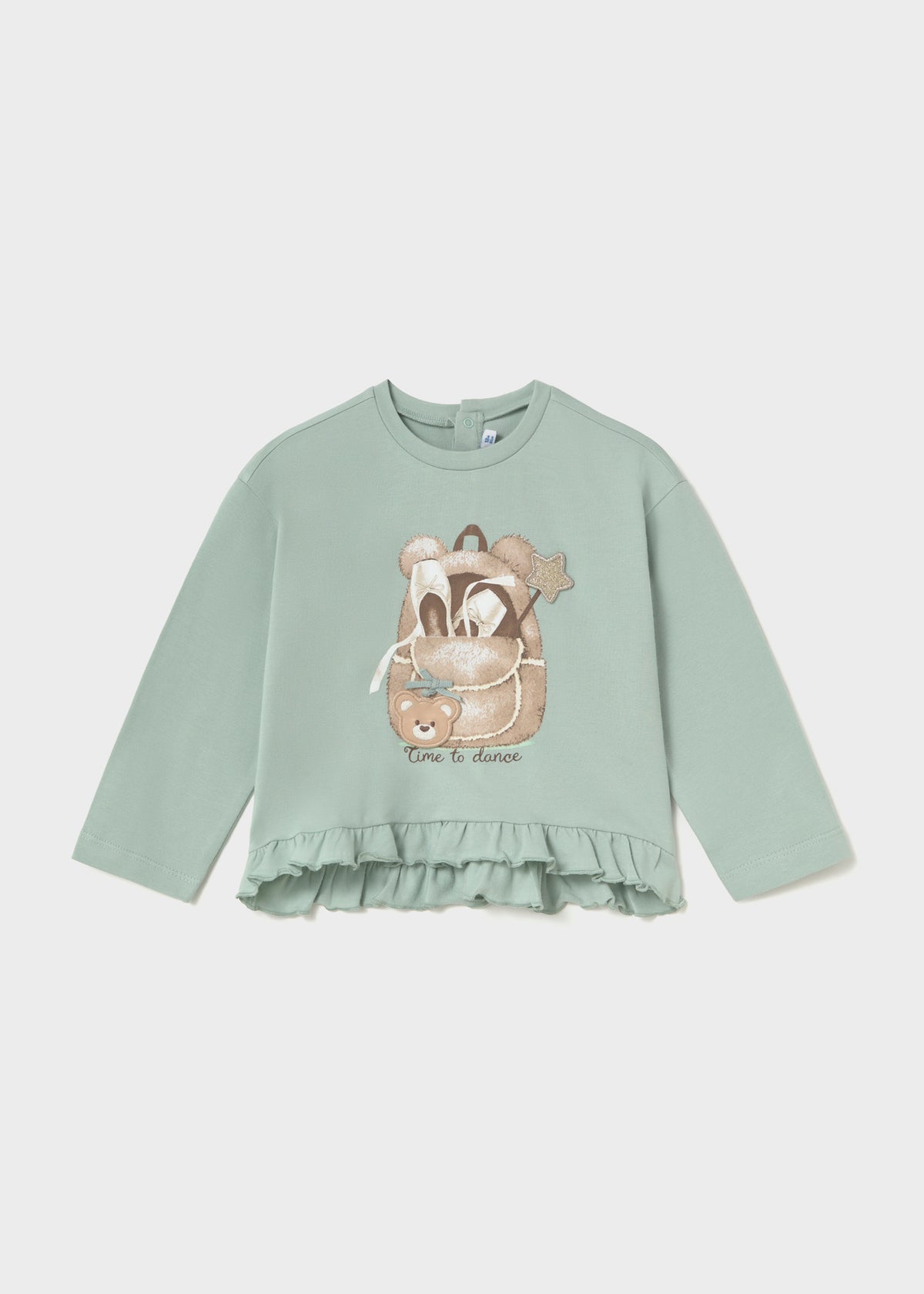 Camiseta interactiva volantes bebé