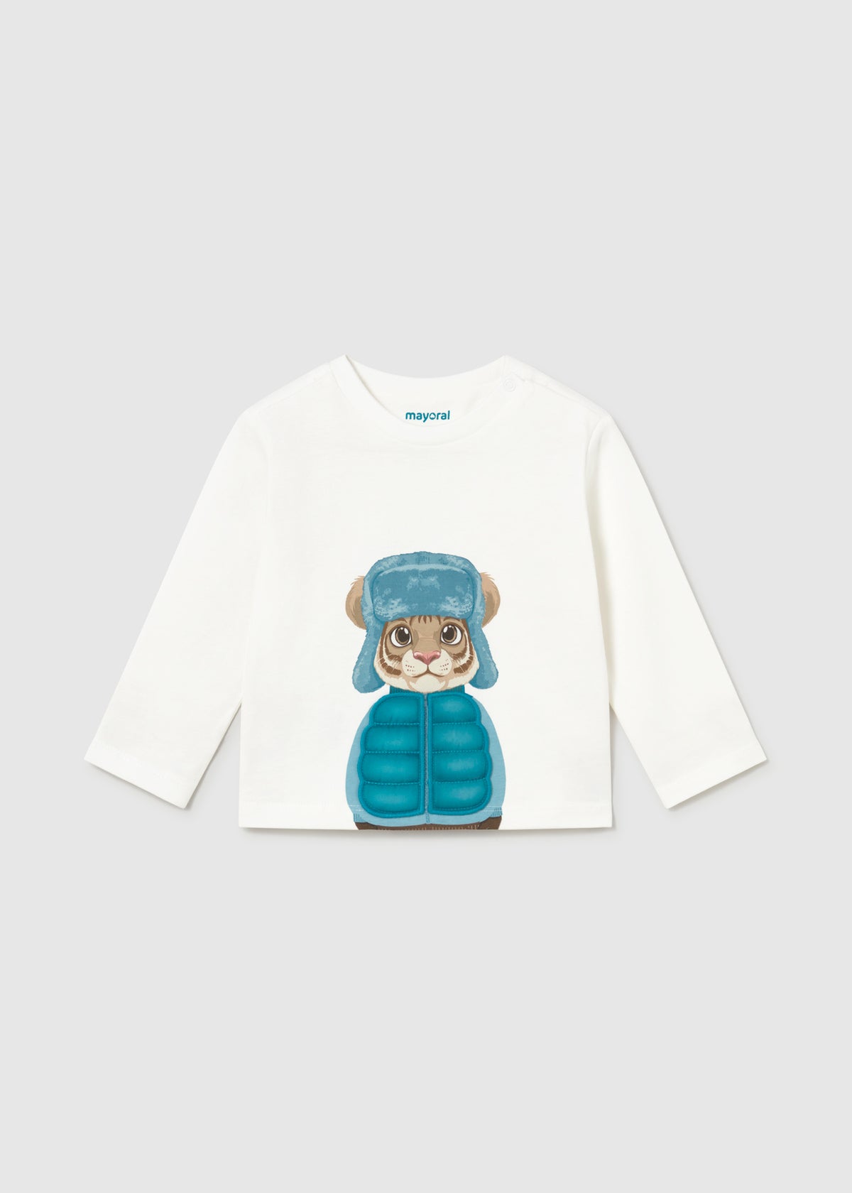 Camiseta tigre interactiva bebé