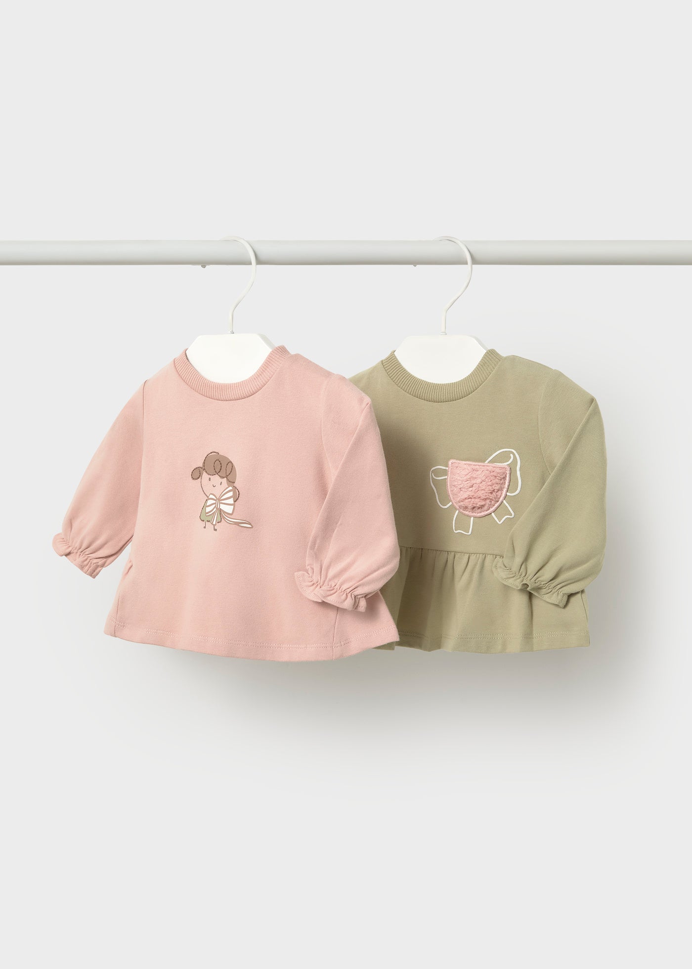 Set 2 camisetas recién nacida