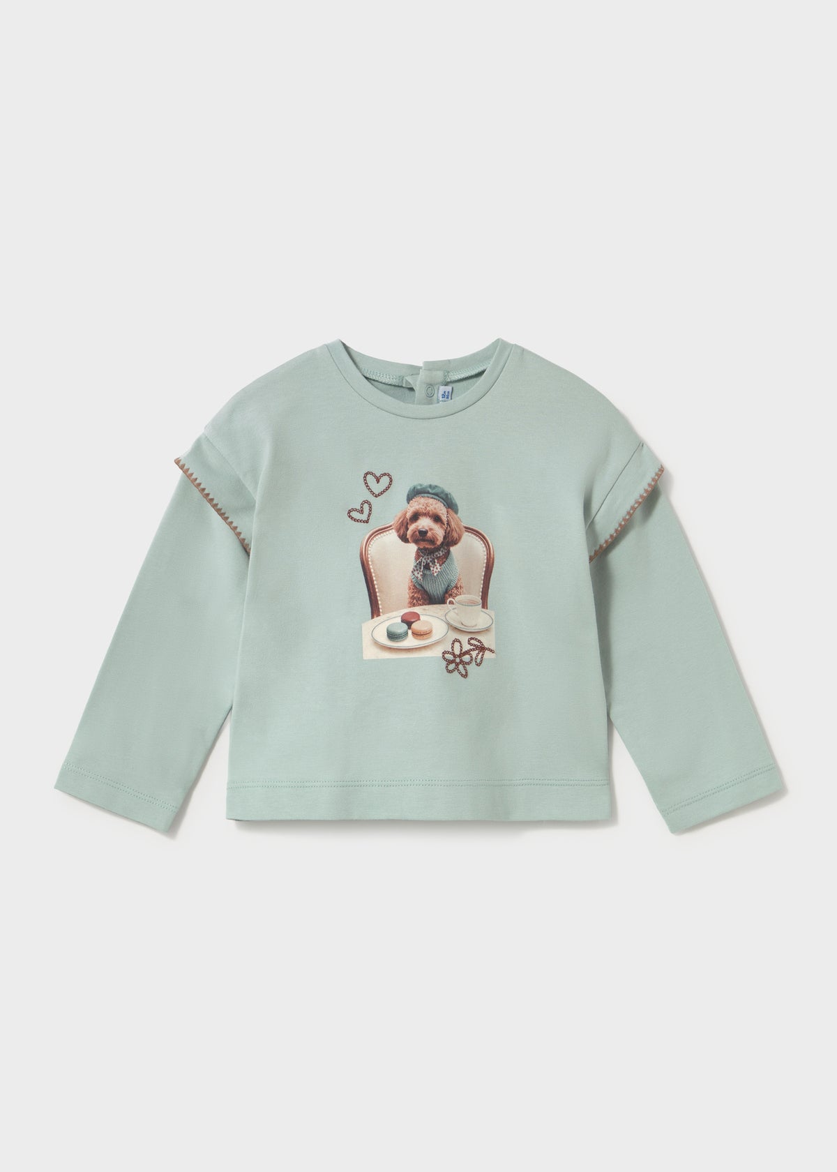 Camiseta bordada bebé