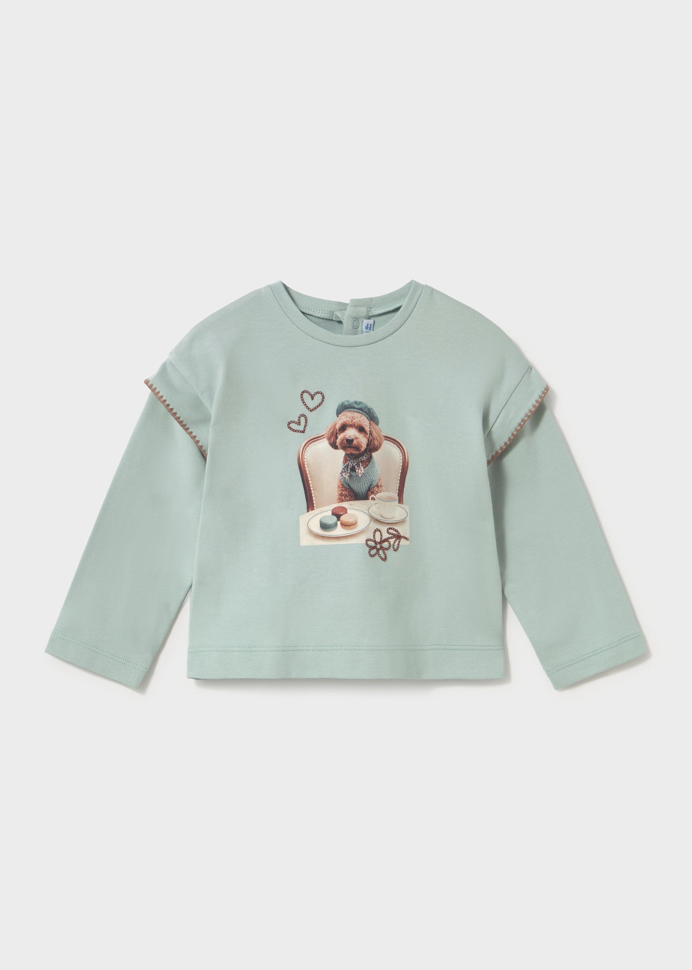 Camiseta bordada bebé