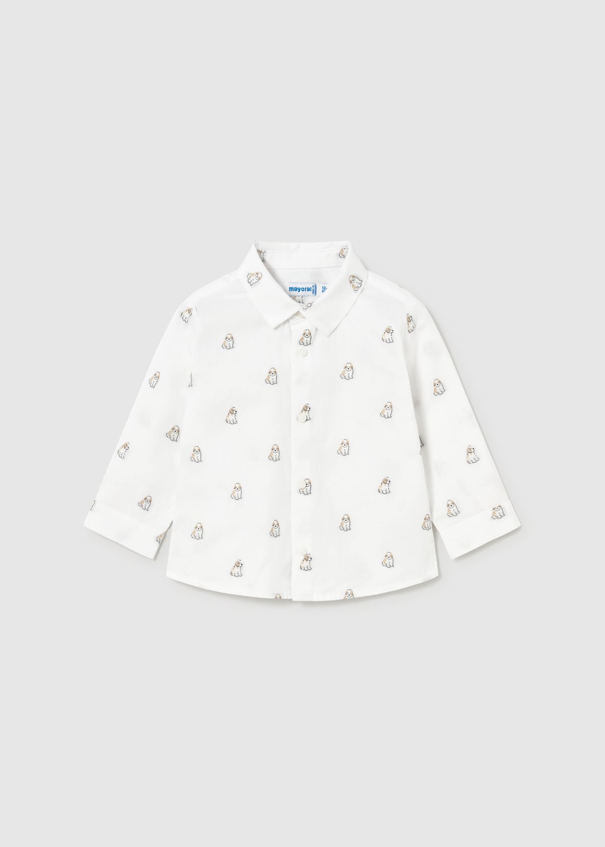 Camisa jacquard estampada bebé