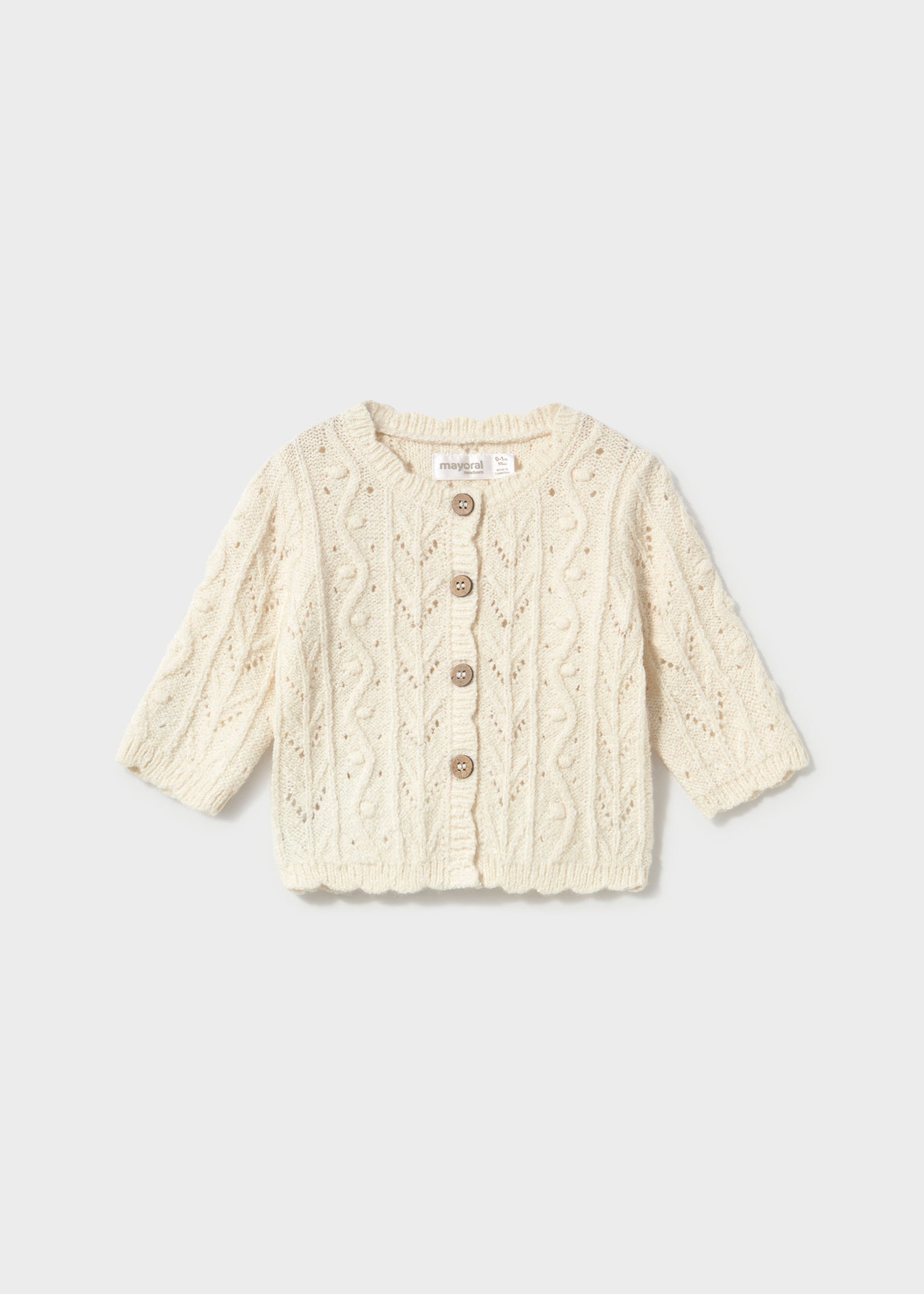 Rebeca tricot recién nacida