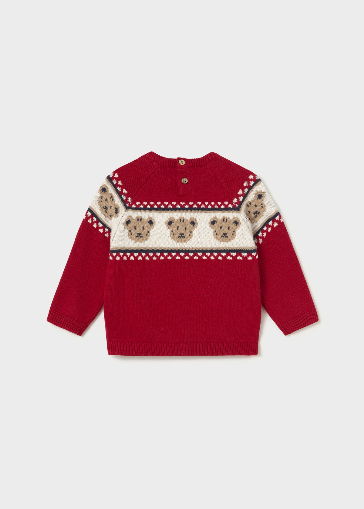Jersey jacquard ositos bebé