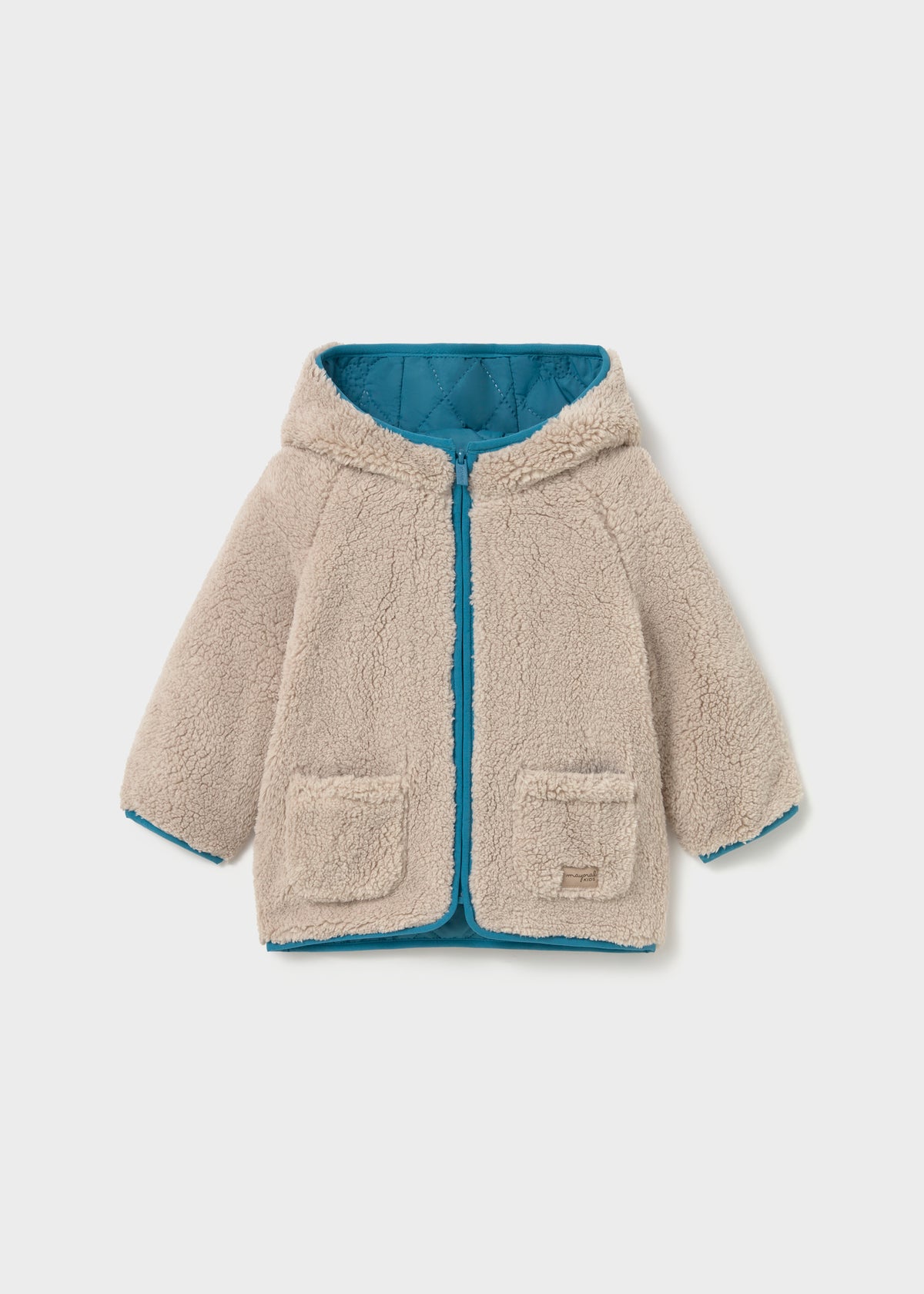 Chaquetón borrego reversible bebé