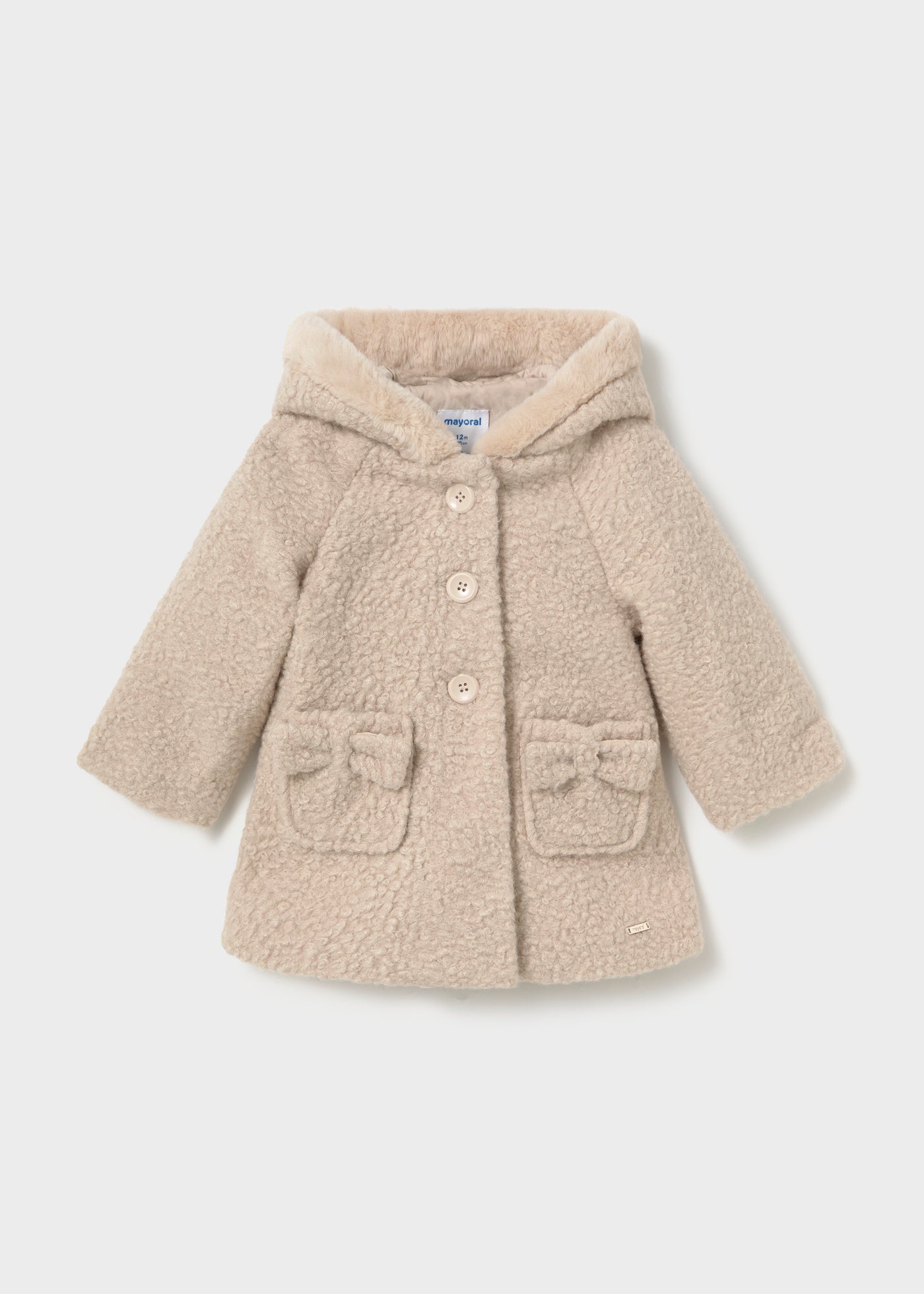 Fleece μπουφάν κουκούλα μωρό