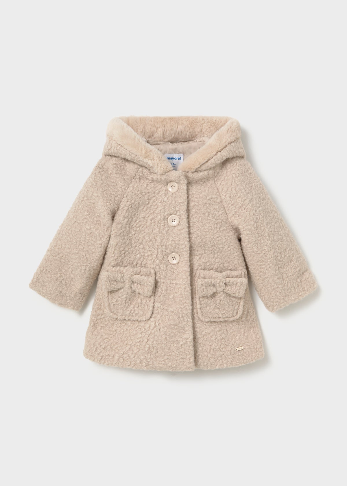 Fleece μπουφάν κουκούλα μωρό