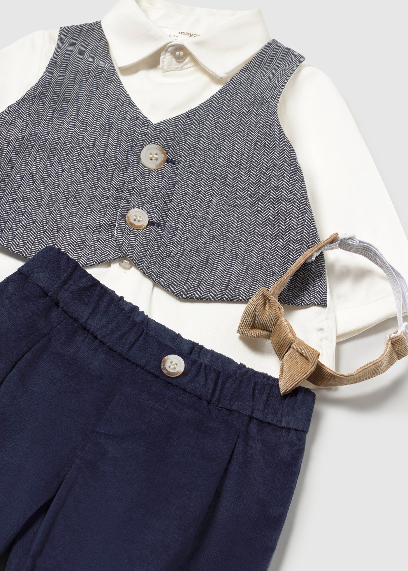 Conjunto 3 piezas camisa recién nacido