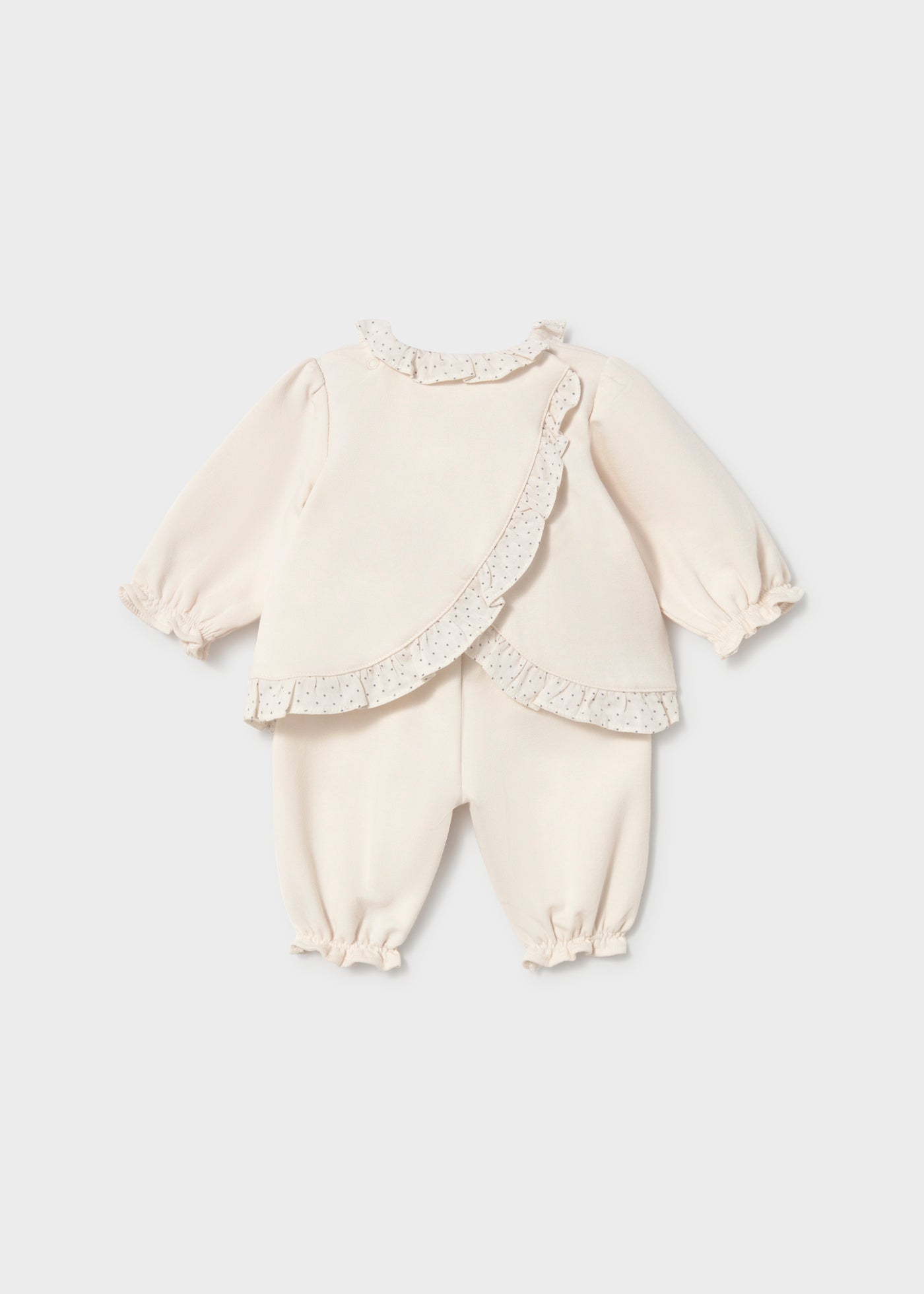 Conjunto camiseta y pantalón recién nacida