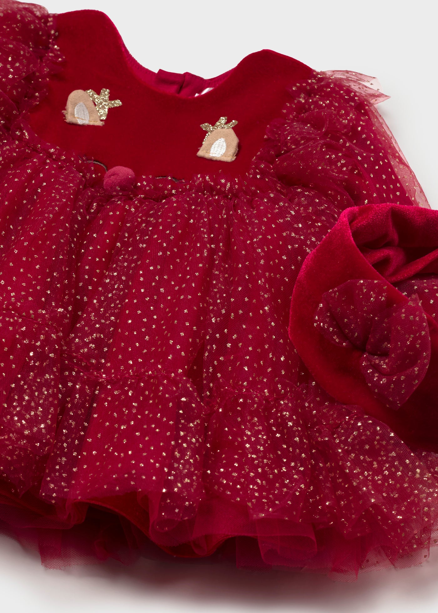 Vestido con diadema fantasía recién nacida