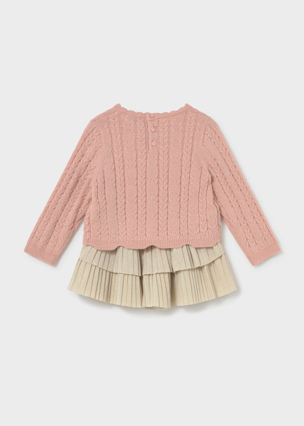 Conjunto falda volantes y jersey bebé
