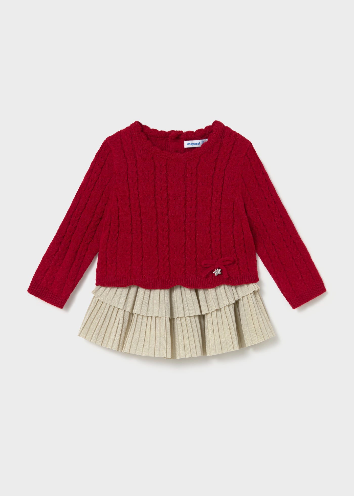 Conjunto falda volantes y jersey bebé