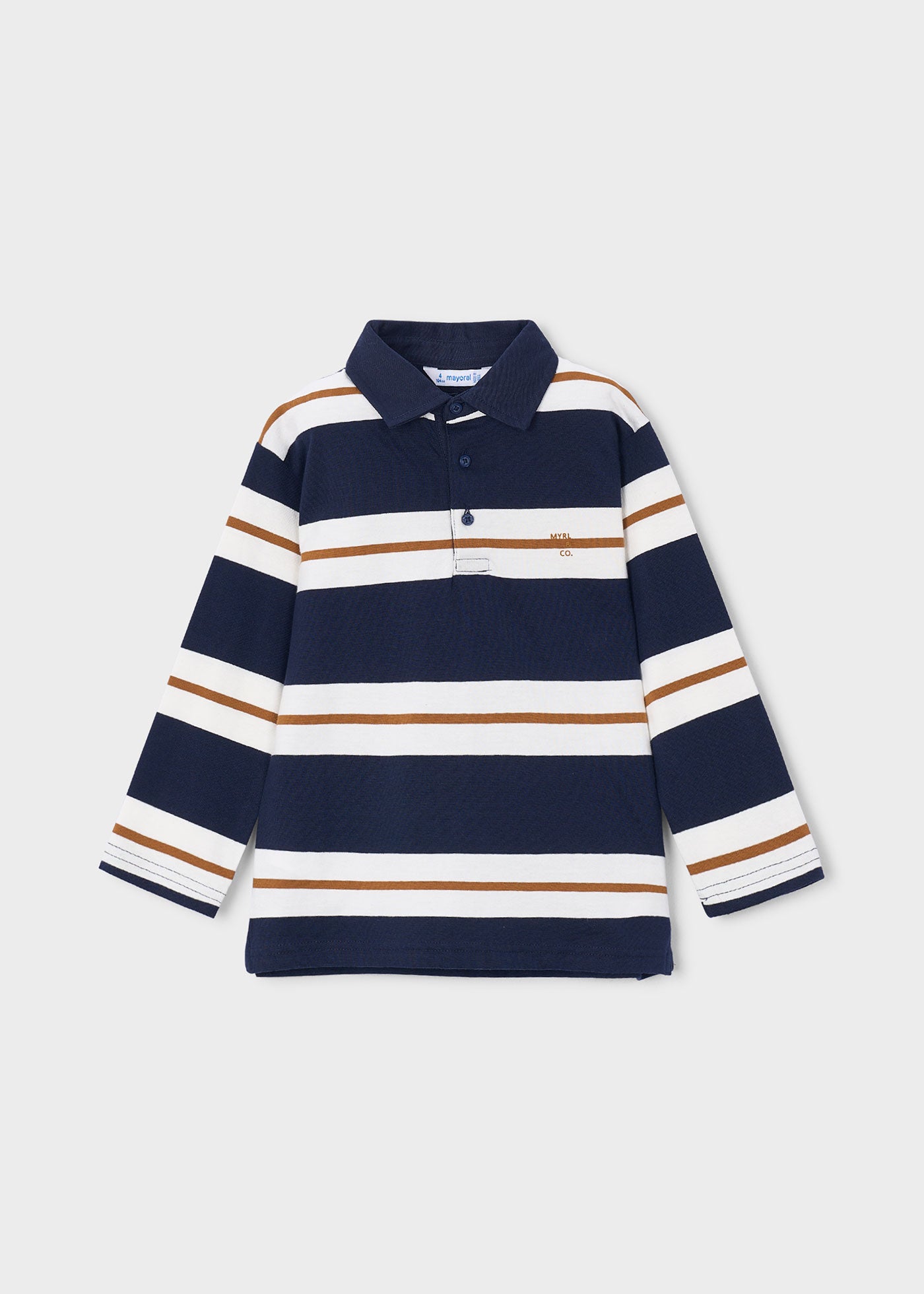 Polo rayas niño