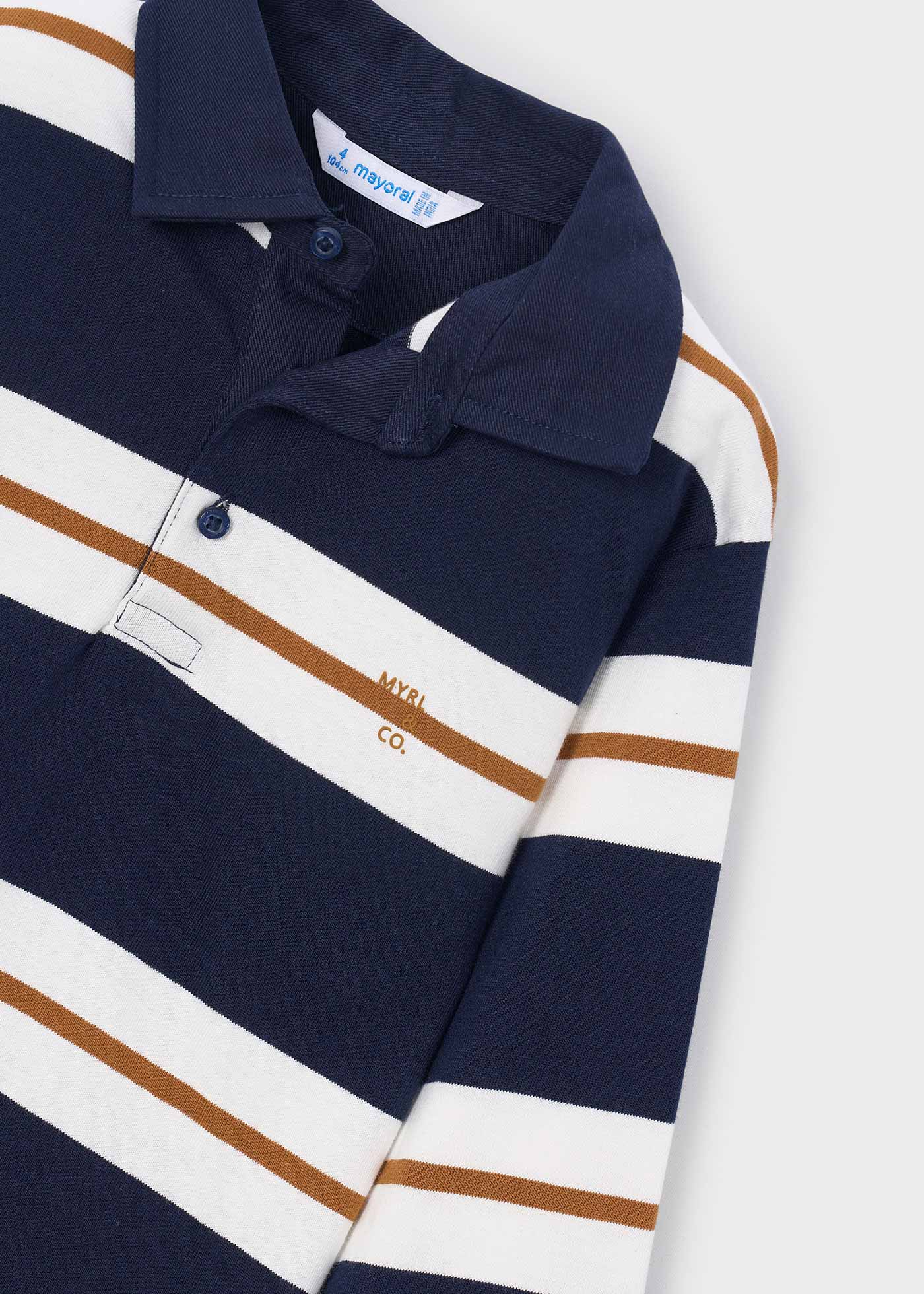 Polo rayas niño