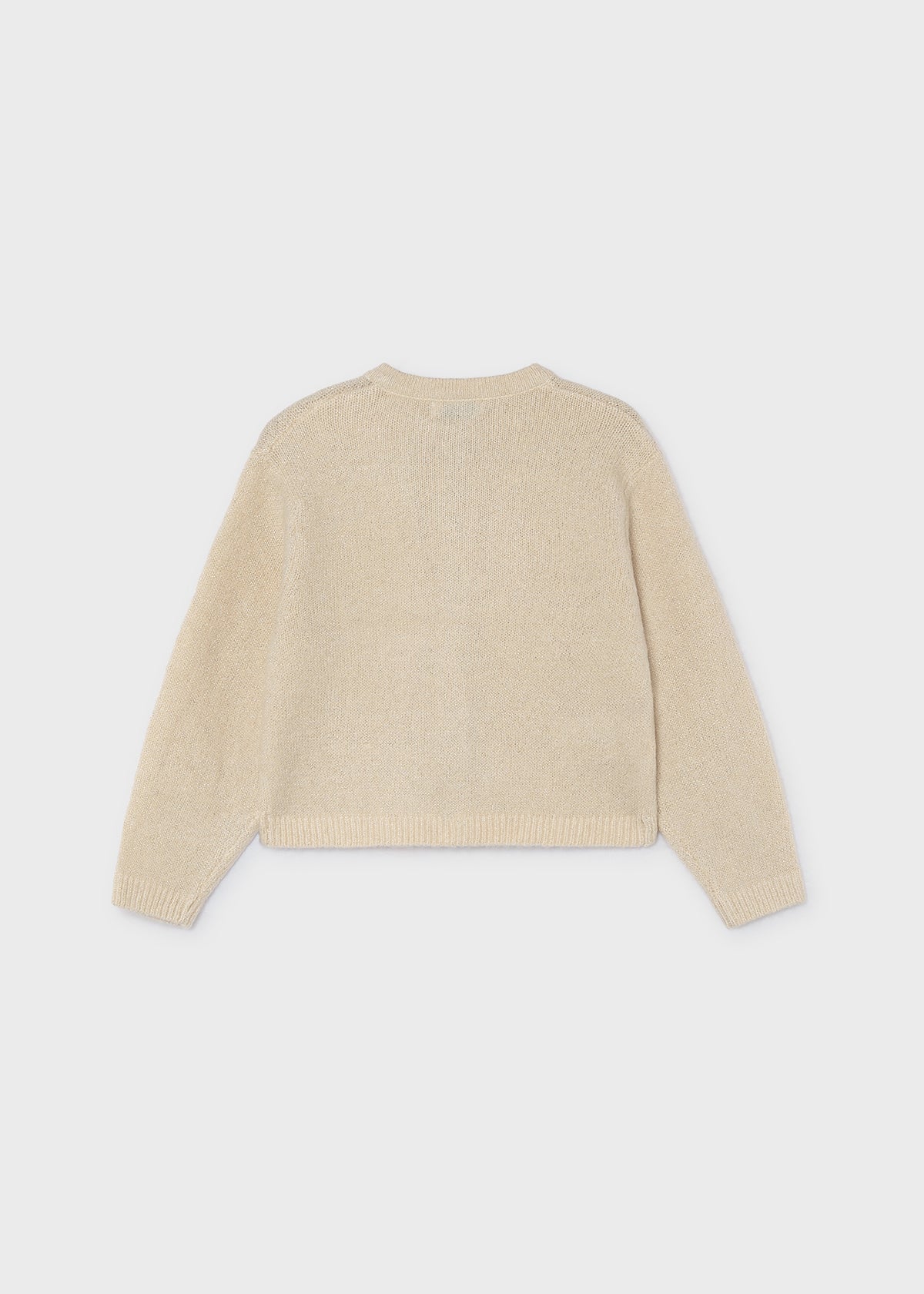 Rebeca tricot lazos niña