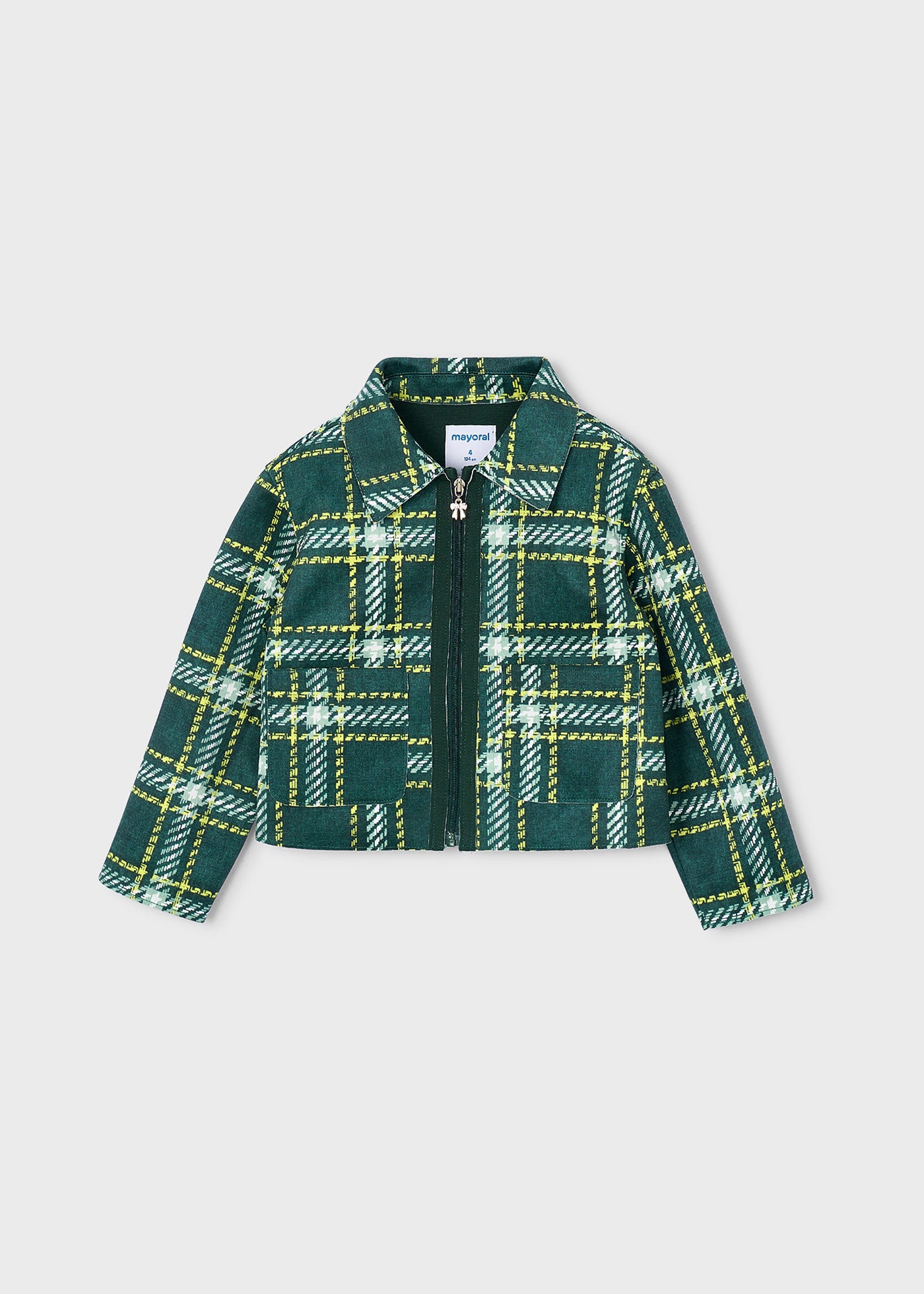 Chaqueta efecto ante niña