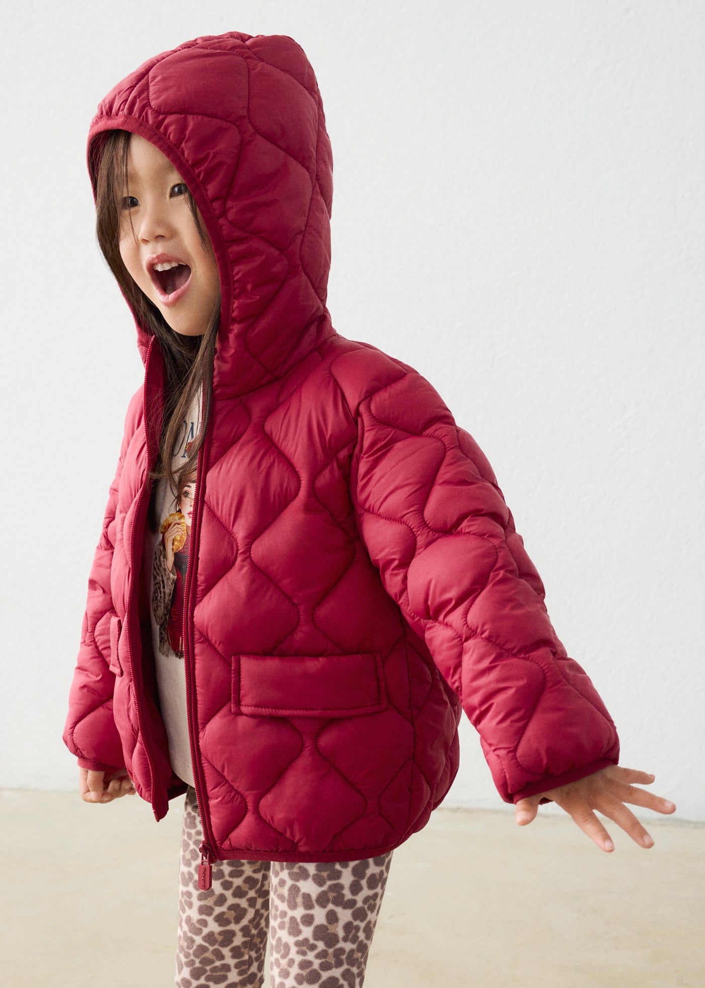 Chaquetón acolchado niña
