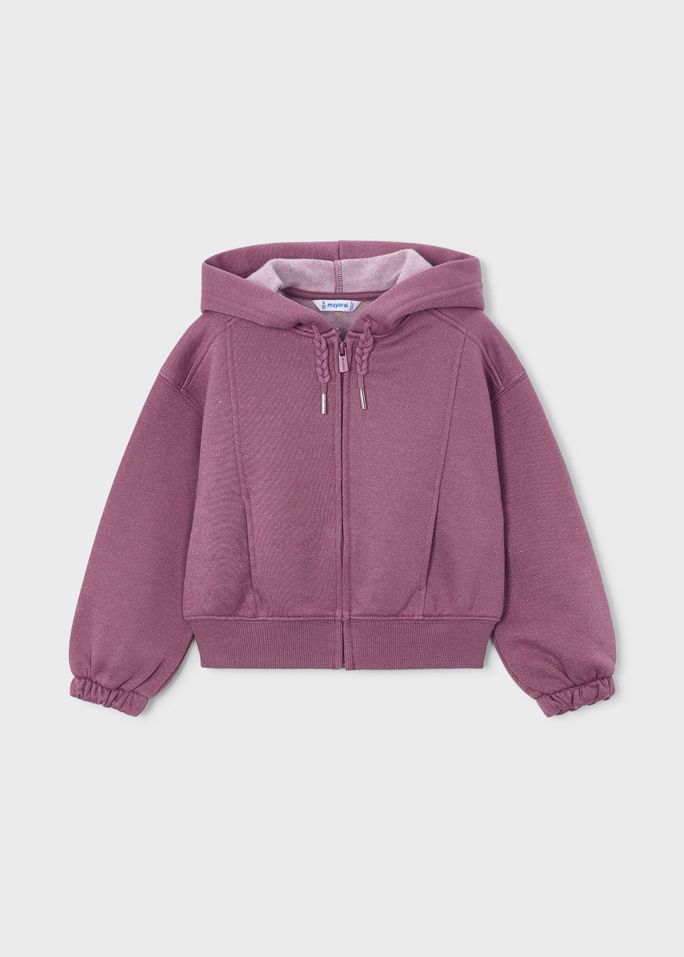 Sudadera cremallera niña