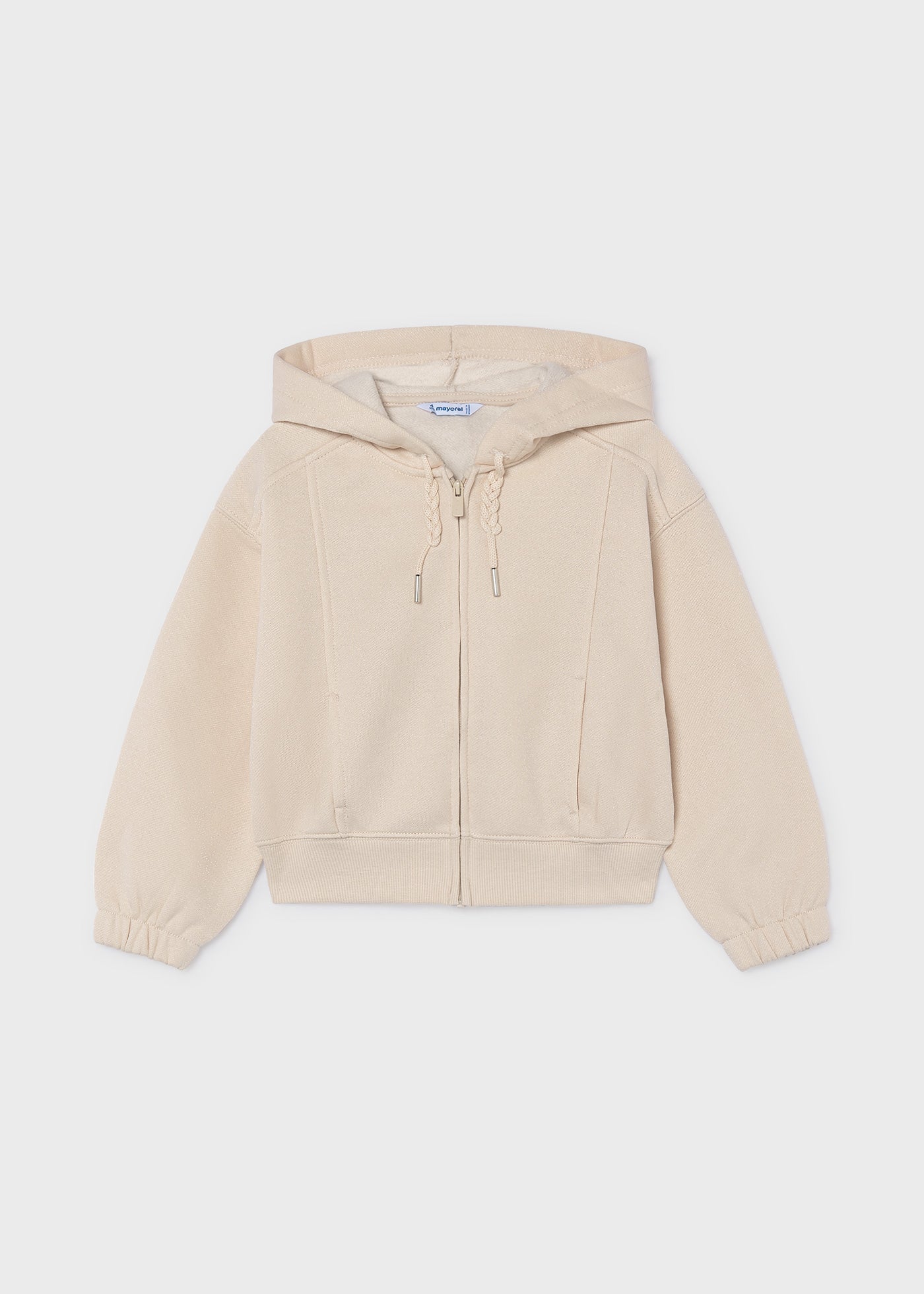 Sudadera cremallera niña