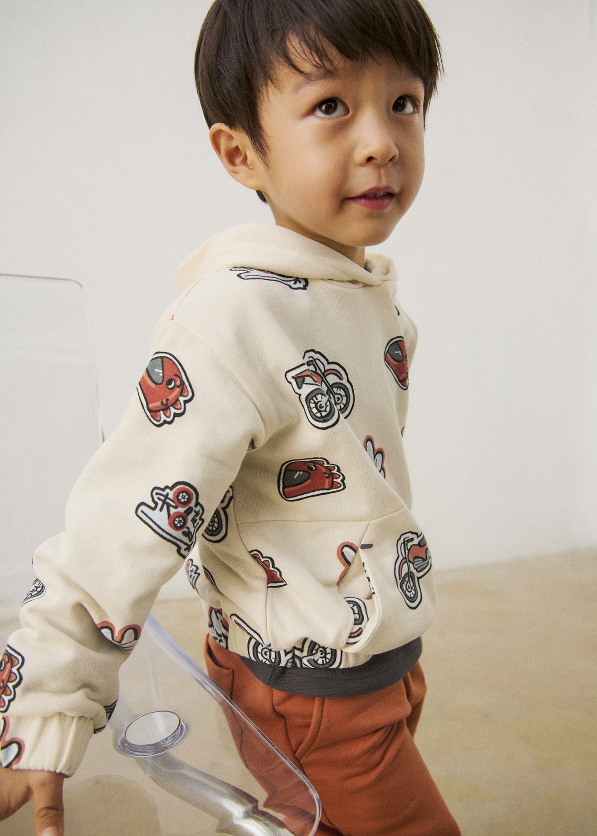 Sudadera estampada niño