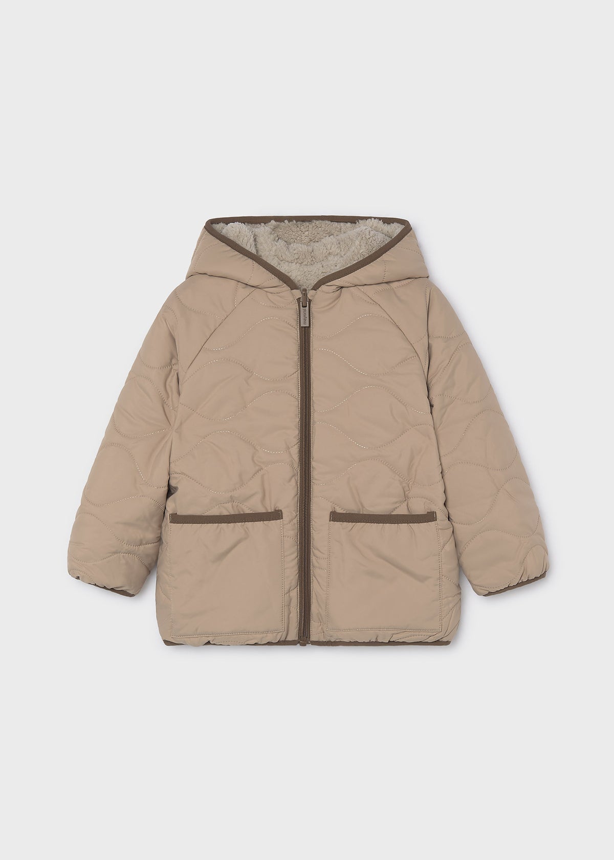 Chaquetón reversible borrego niño