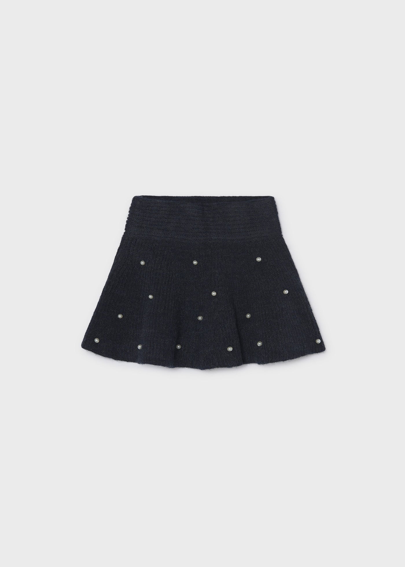 Falda tricot perlas niña