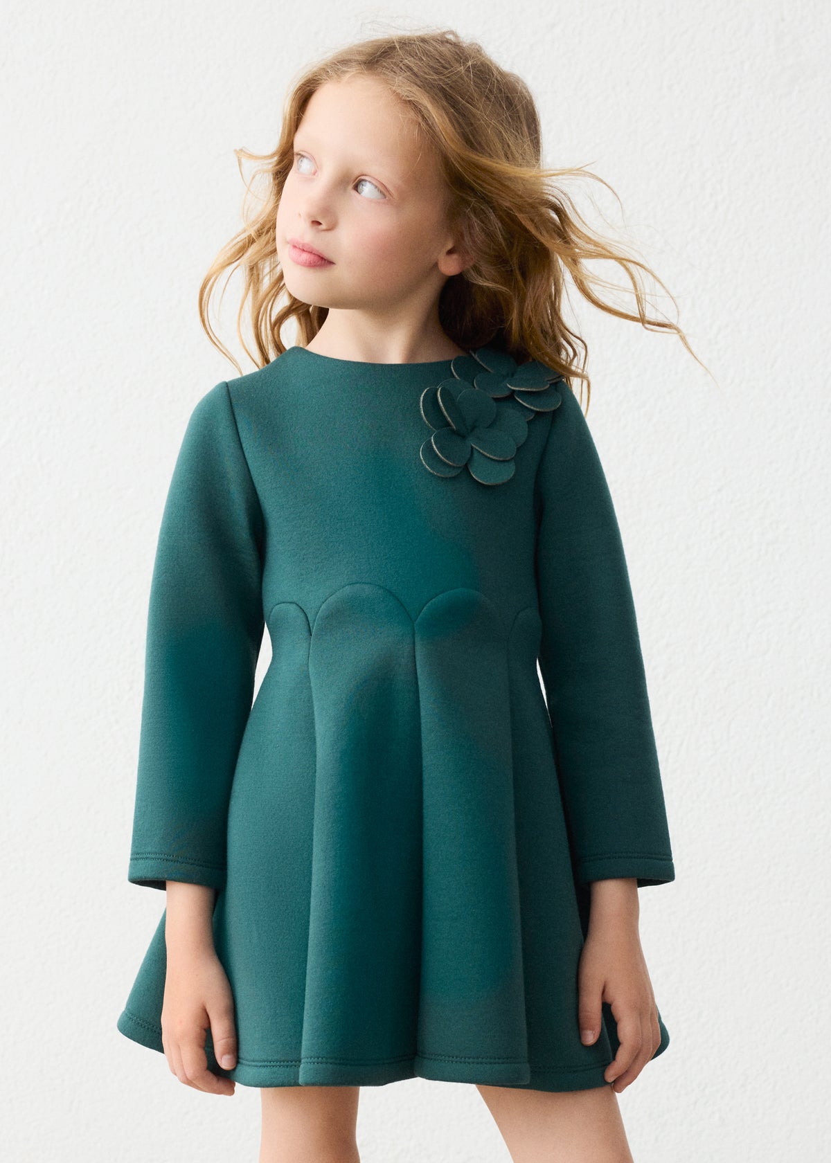 Vestido flores niña