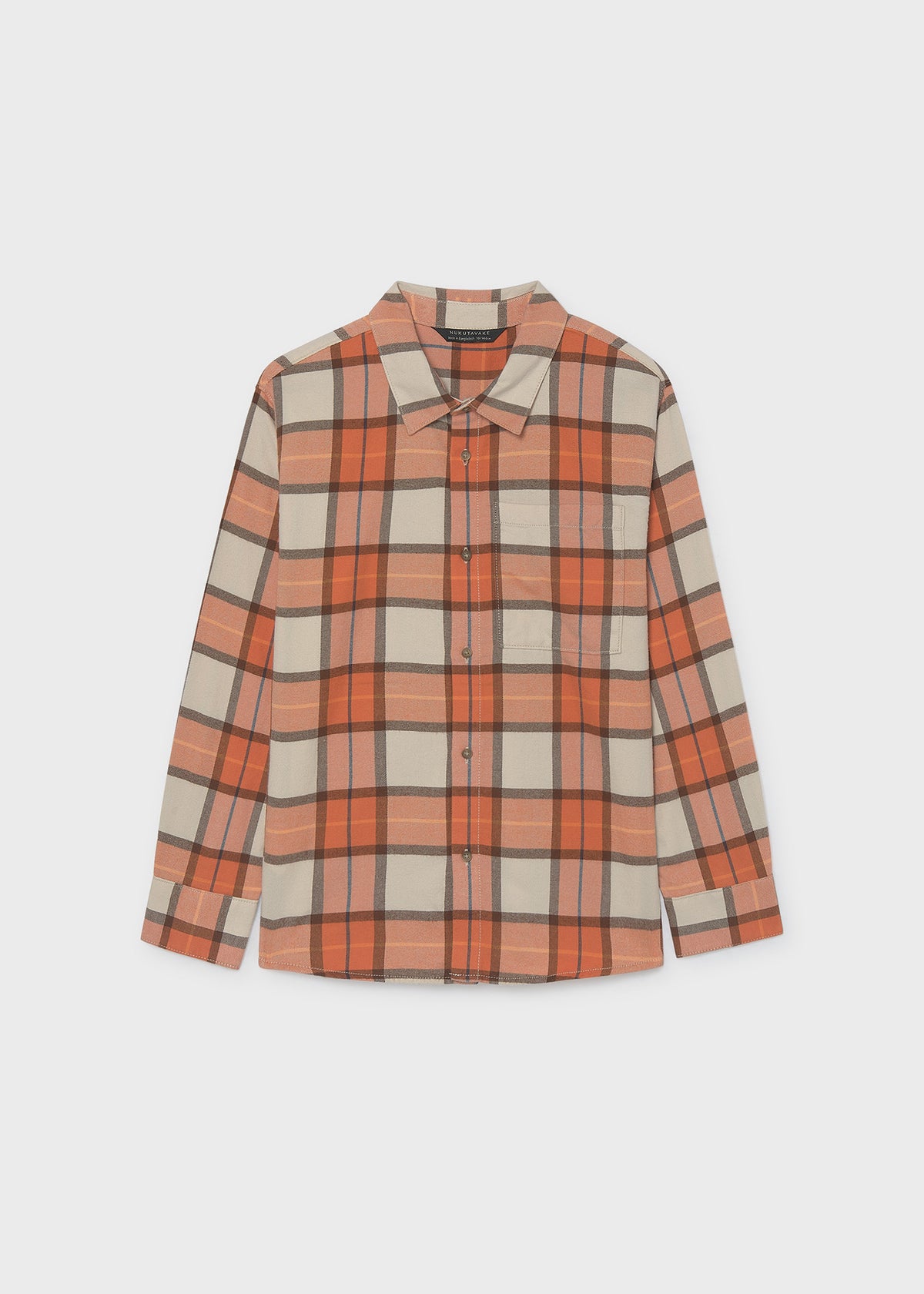 Camisa cuadros franela chico