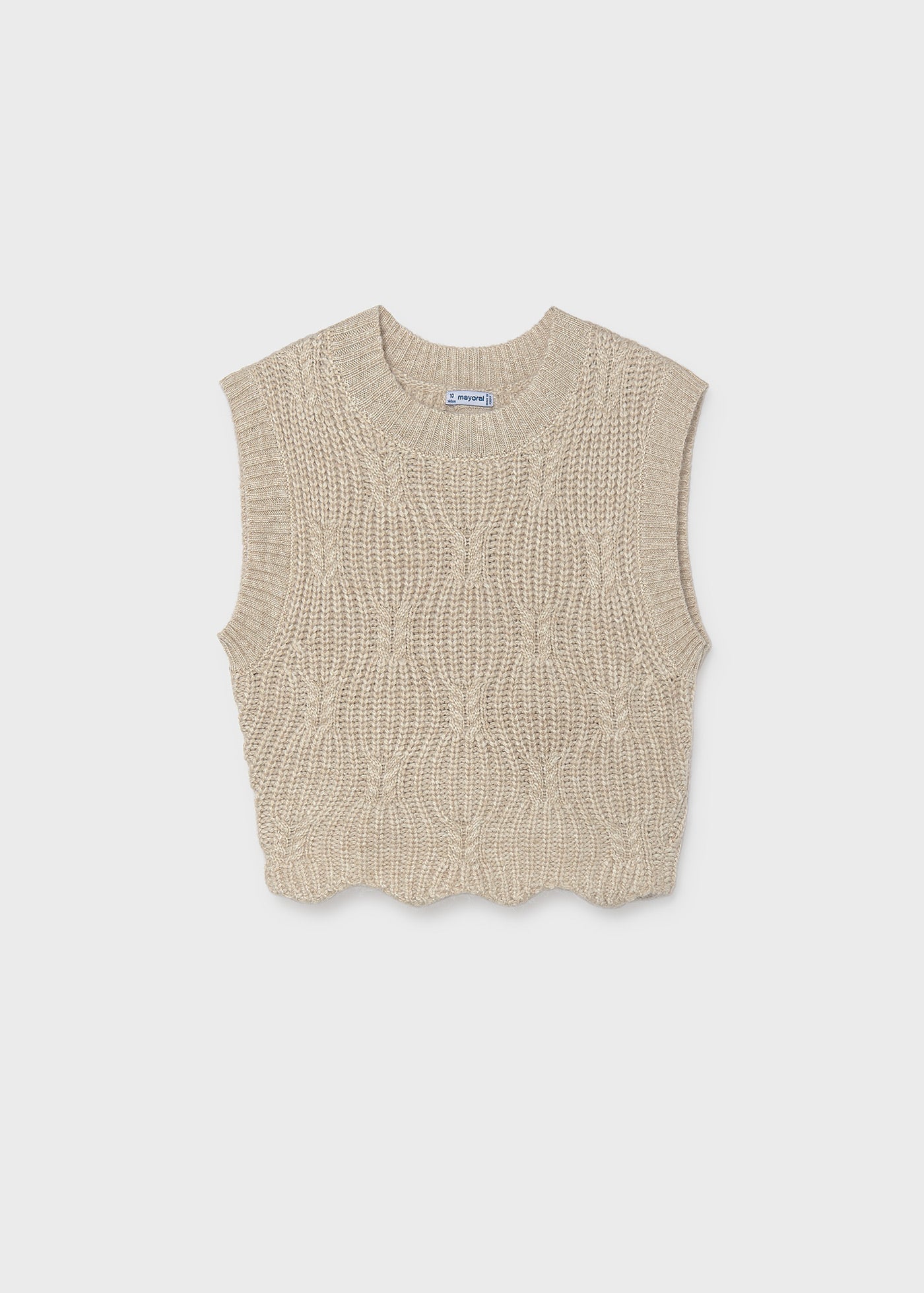 Chaleco tricot chica