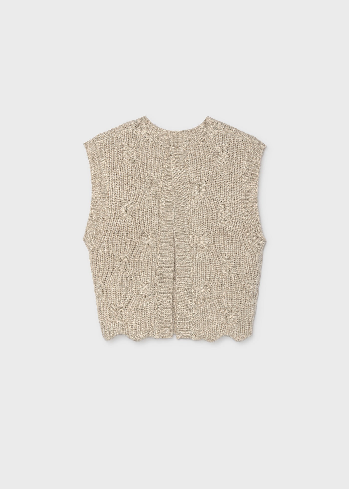 Chaleco tricot chica