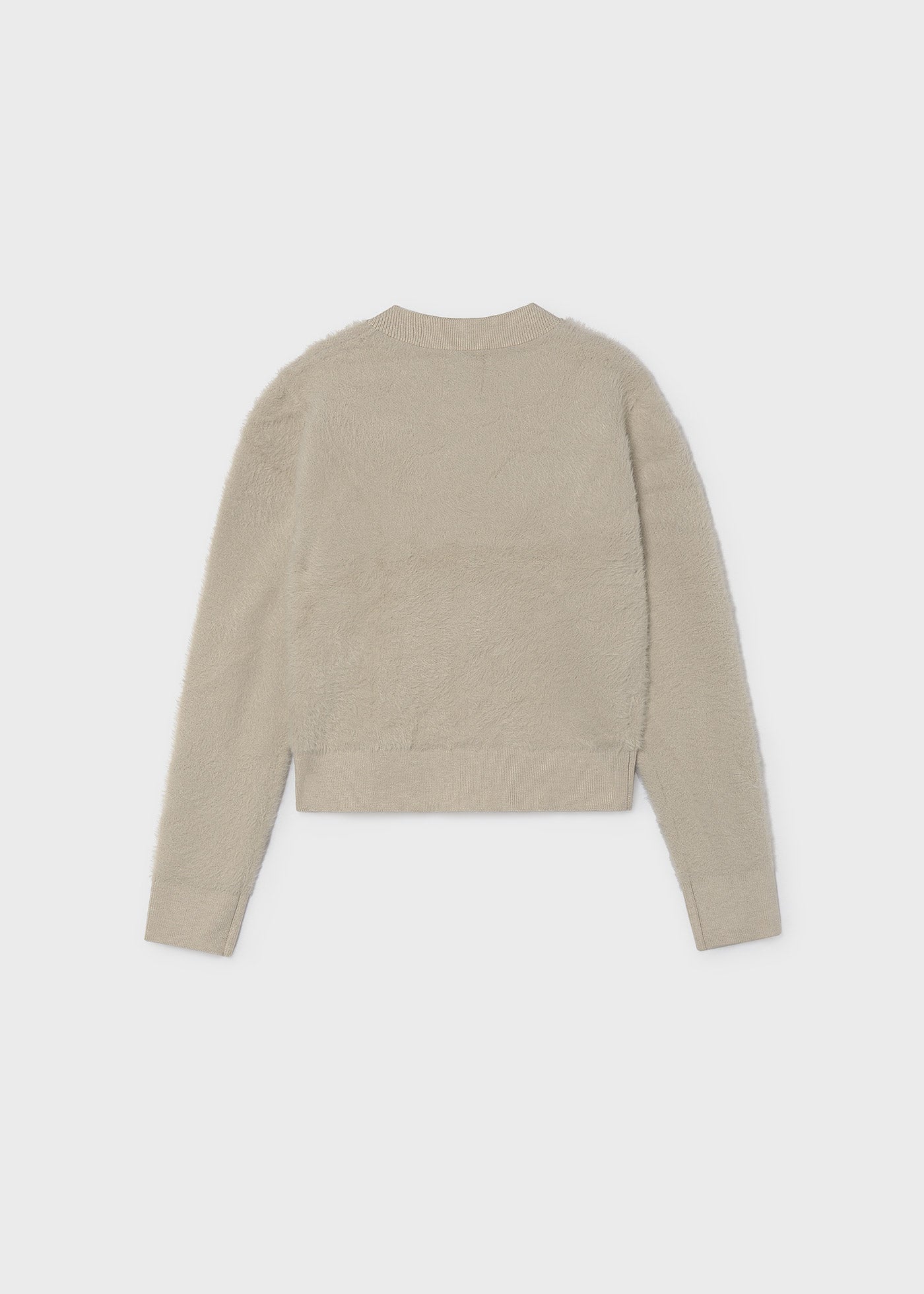 Sudadera cremallera pelo chica