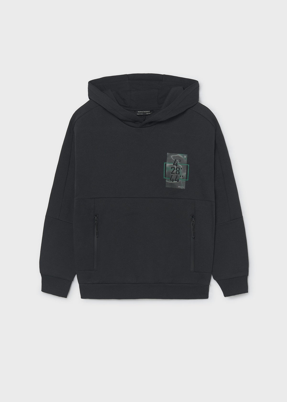 Sudadera con capucha cremalleras chico