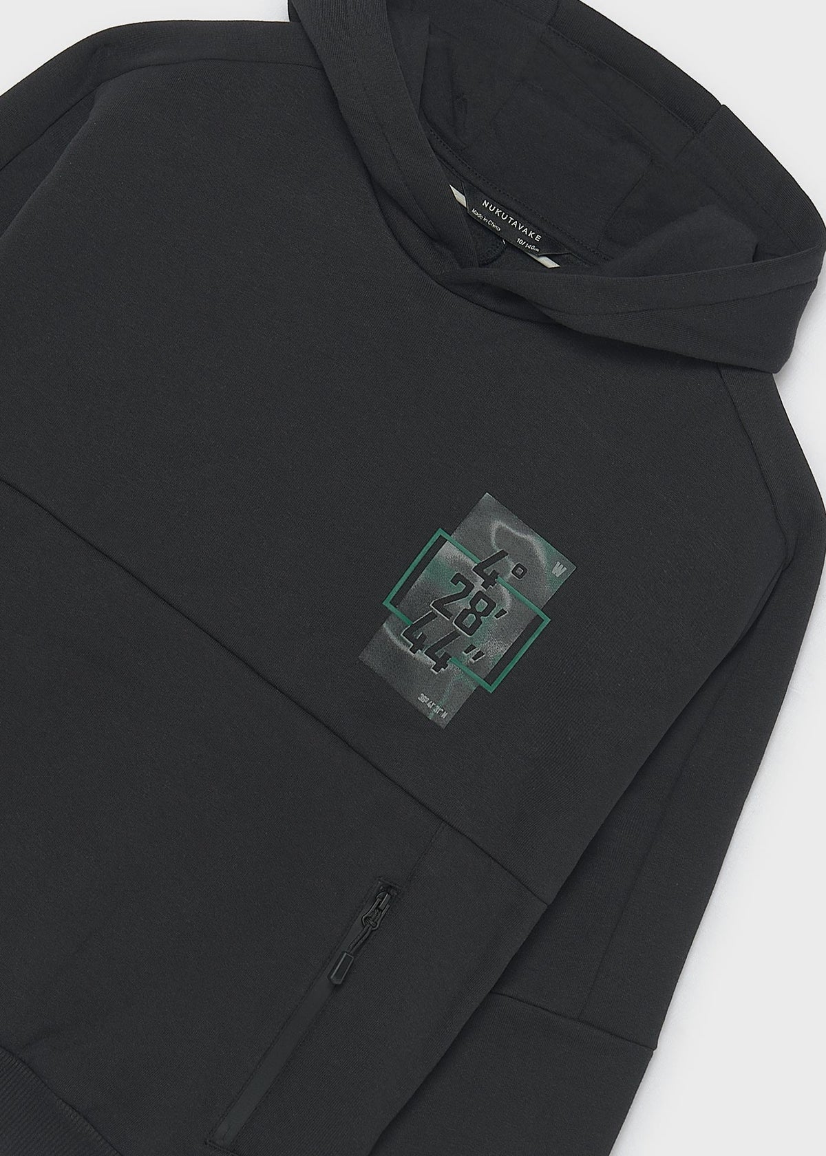 Sudadera con capucha cremalleras chico