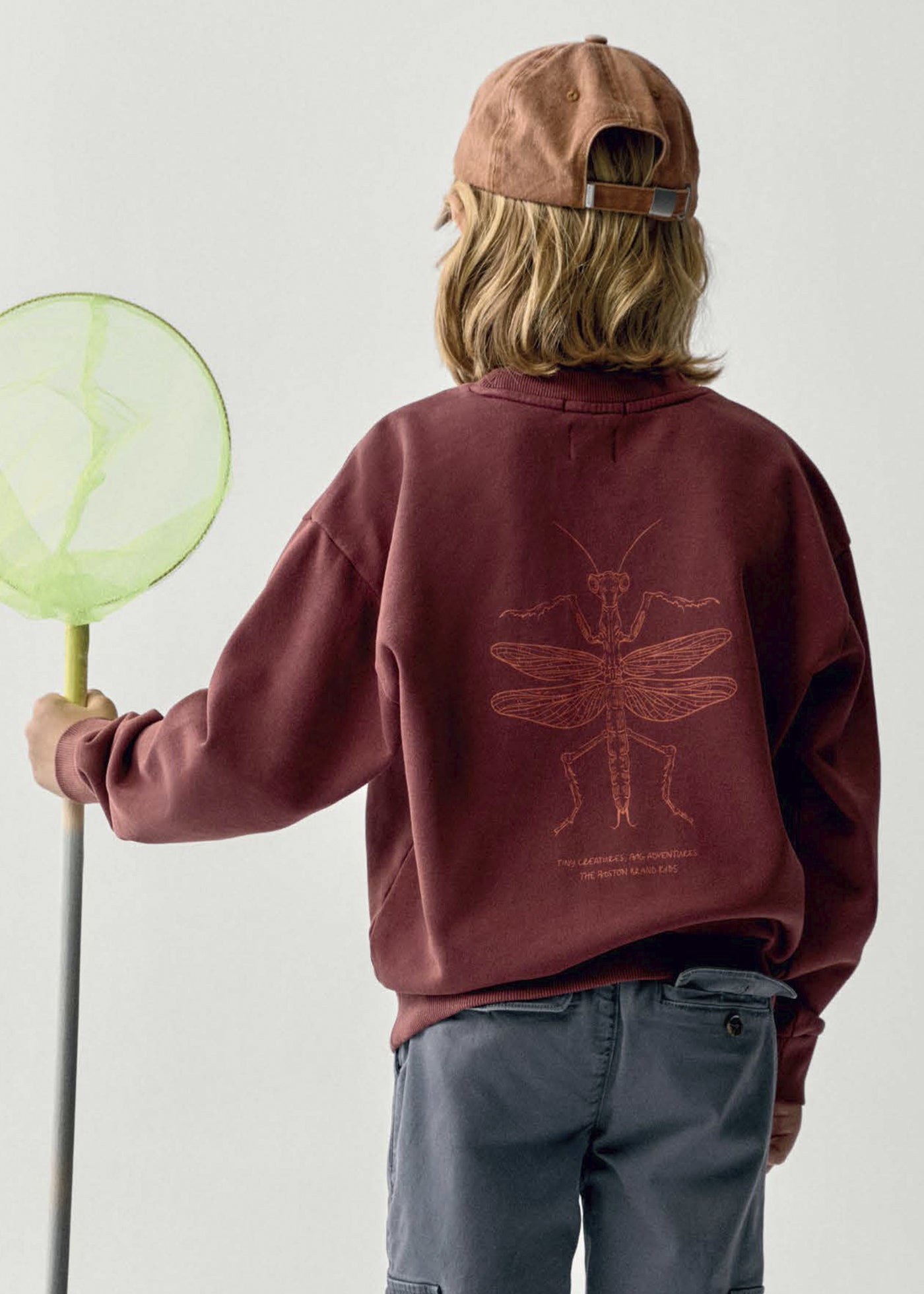 Sudadera print Boston Kids