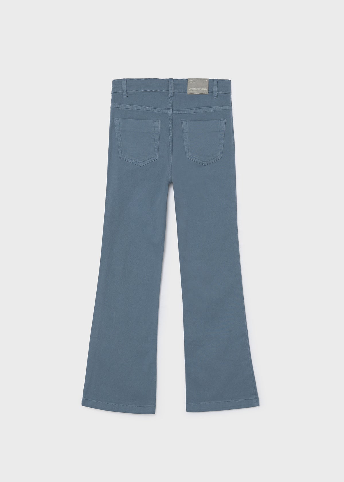 Pantalón flare sarga chica