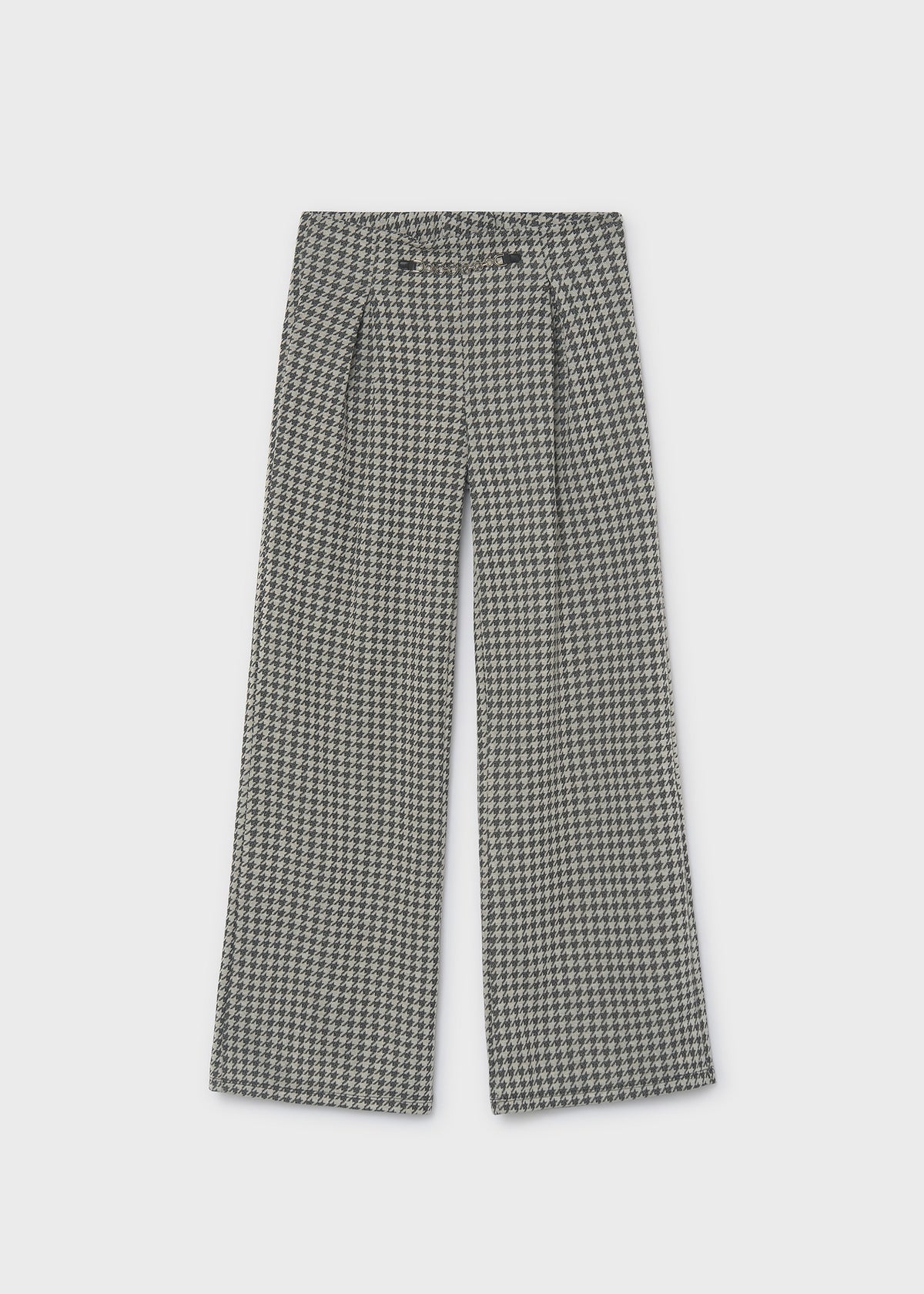Pantalón punto jacquard chica