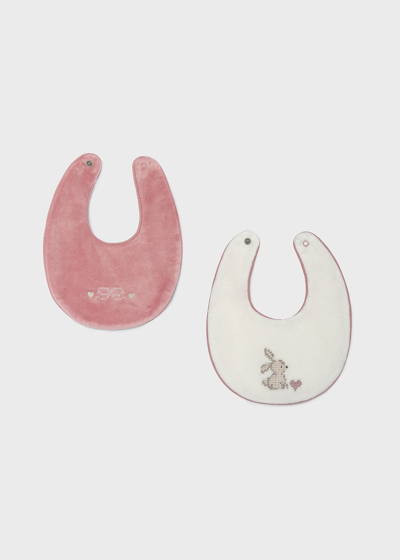 Set 2 baberos impermeables bebé