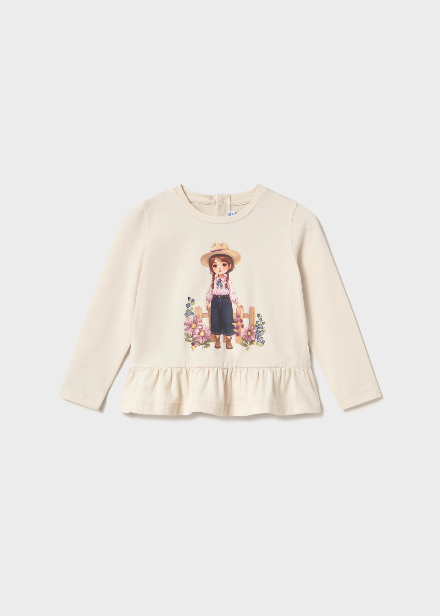 Camiseta print muñeca bebé