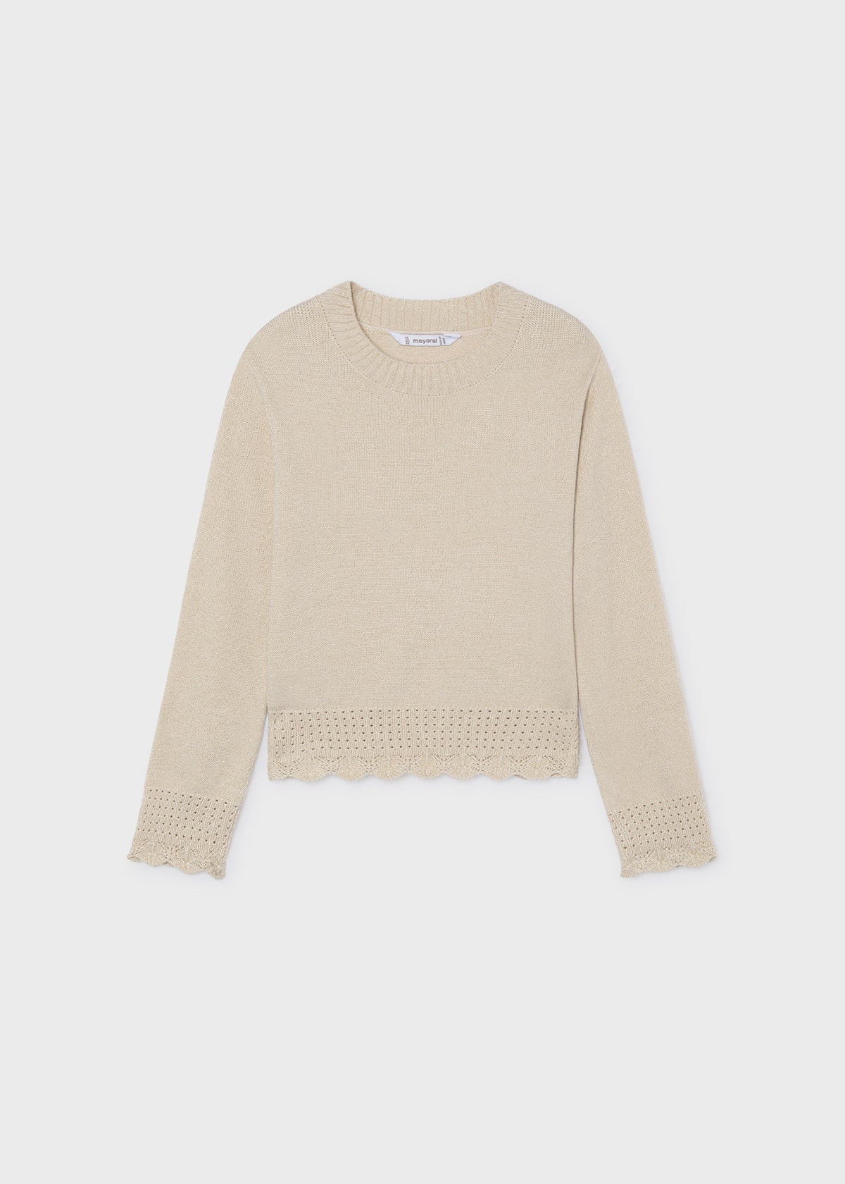 Jersey tricot hilo metalizado chica