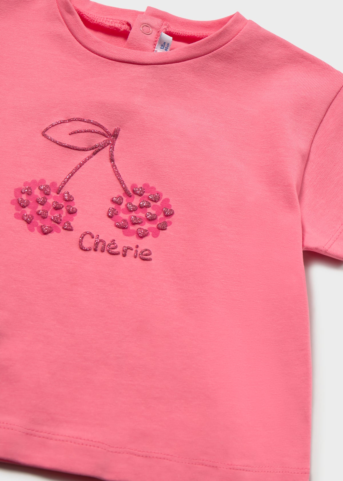 Camiseta cereza básica bebé