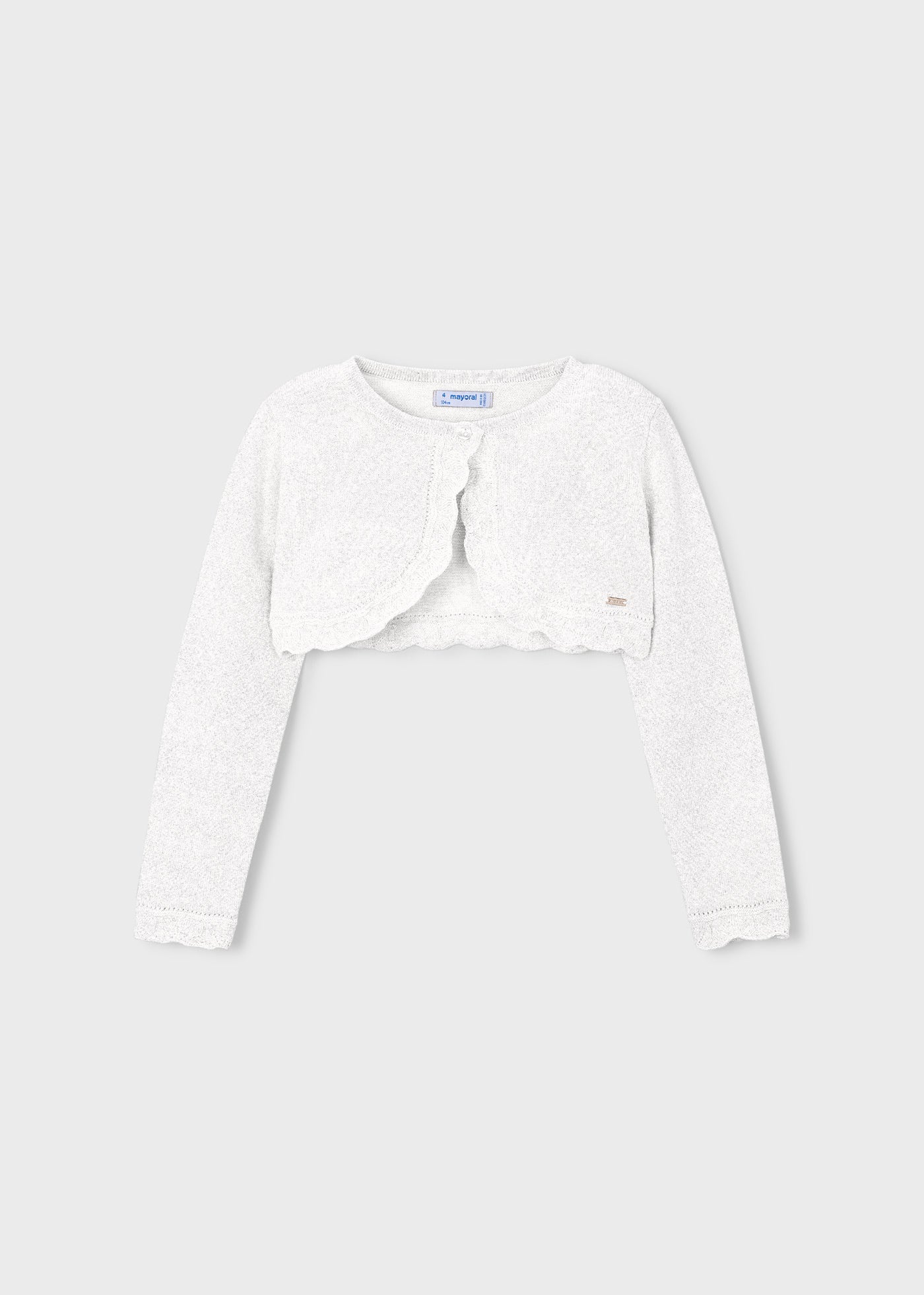 Bolero tricot básico niña