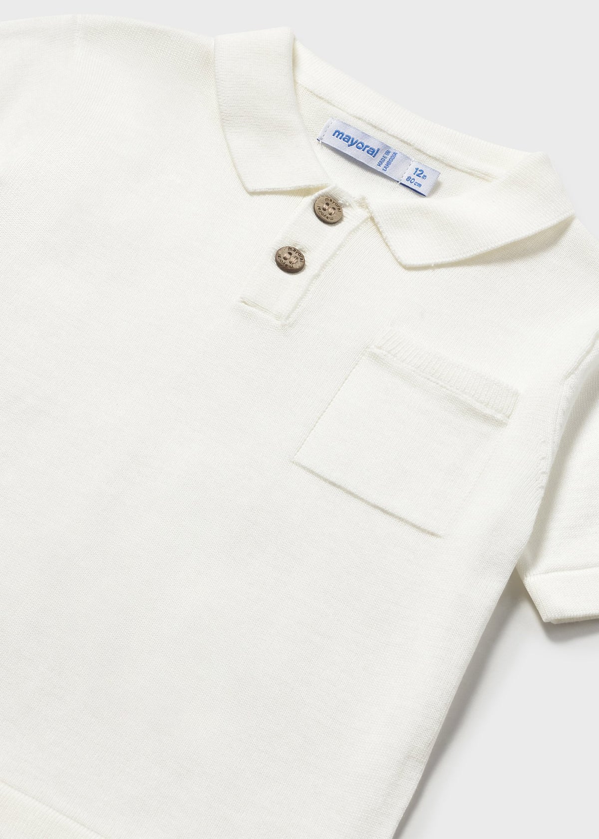 Polo tricot bebé