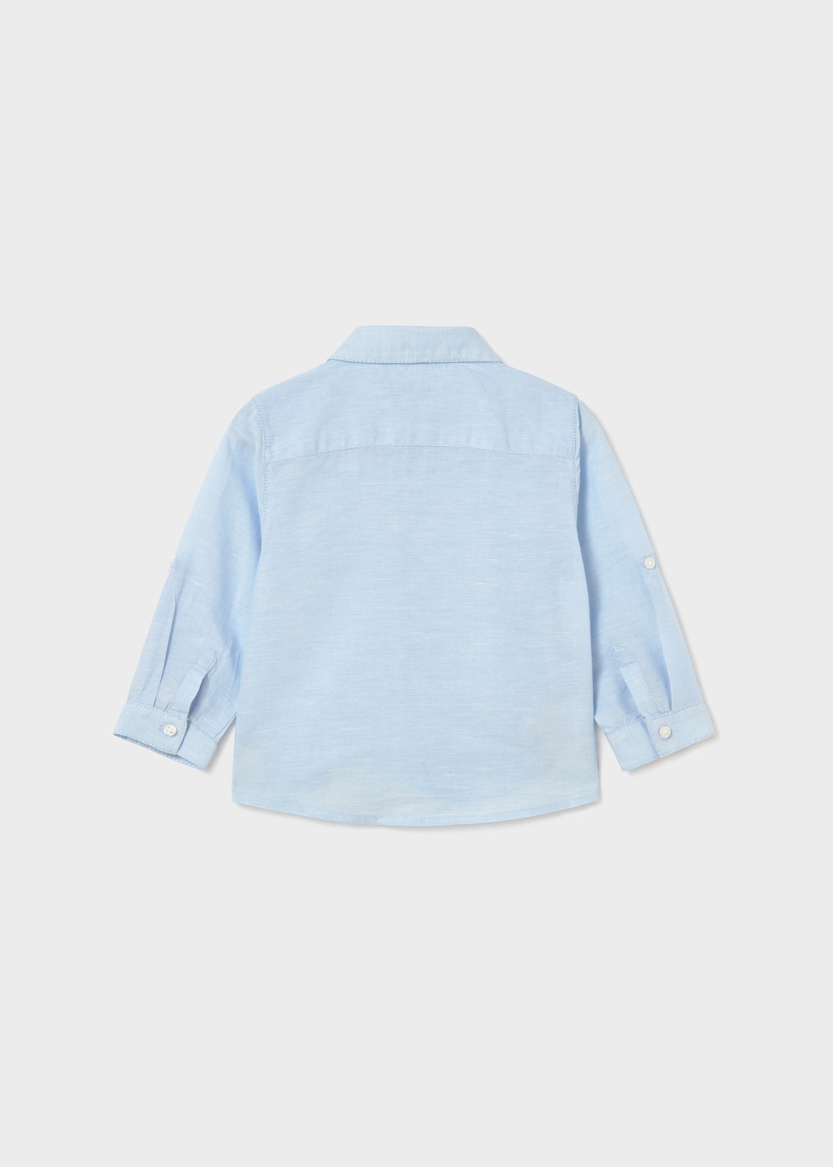Camisa manga larga lino bebé