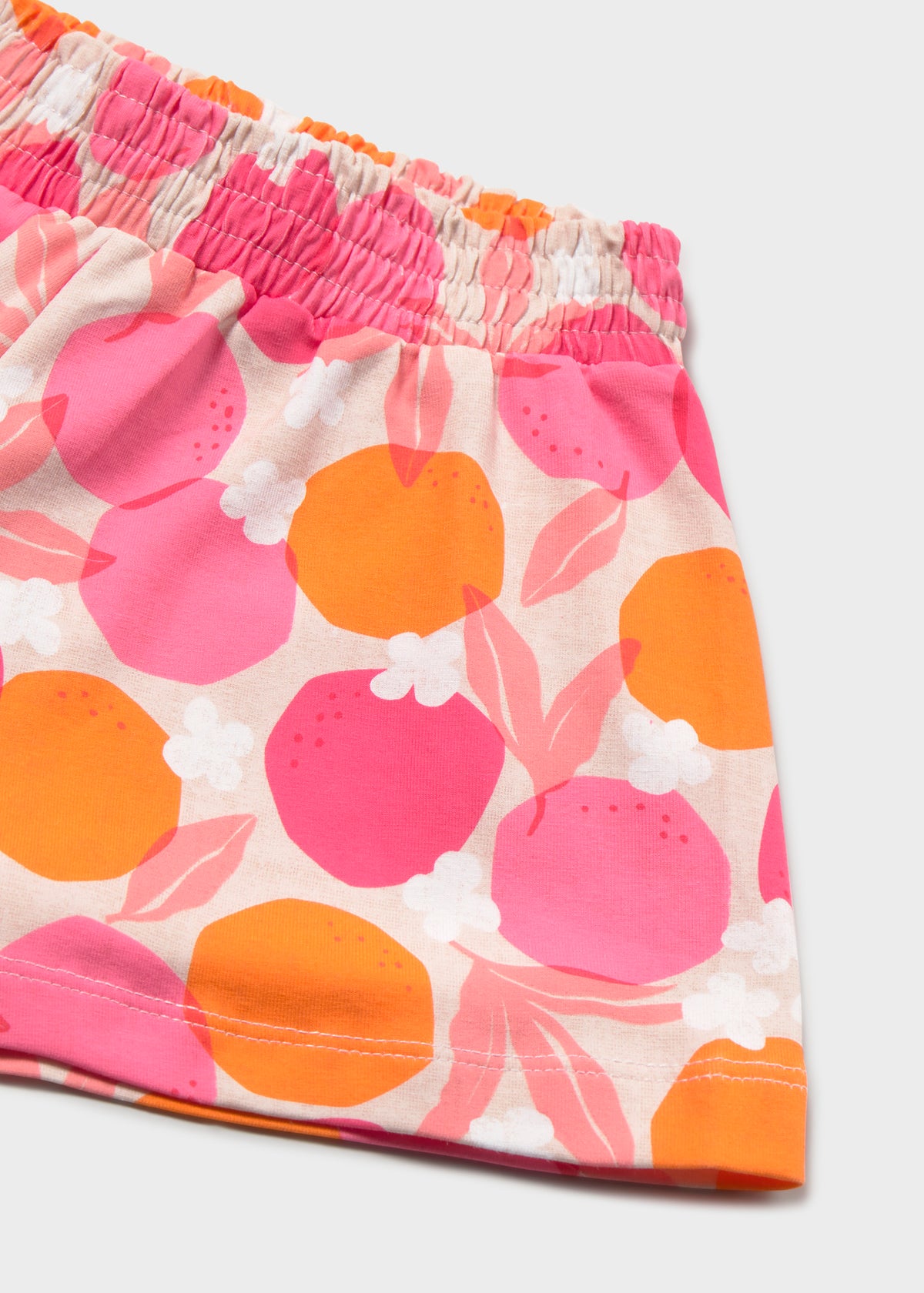 Pantalón corto punto estampado bebé
