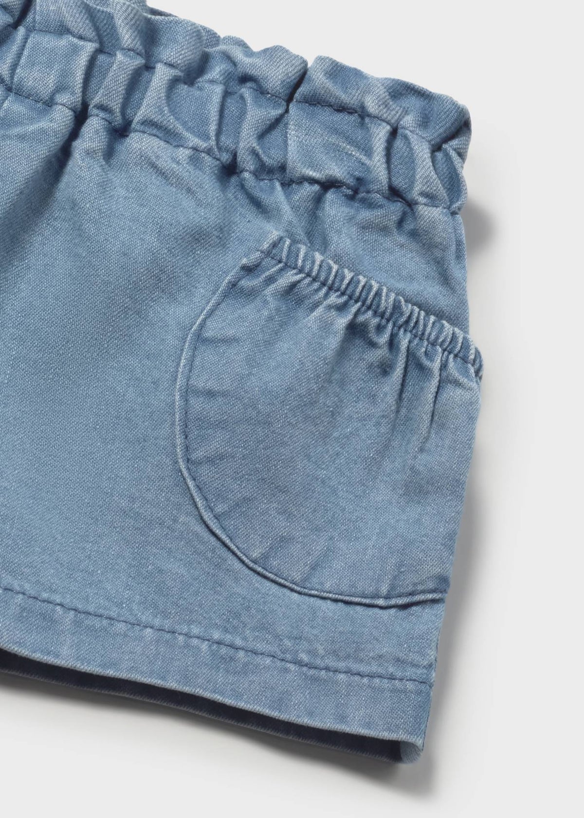 Pantalón corto bolsillos recién nacida