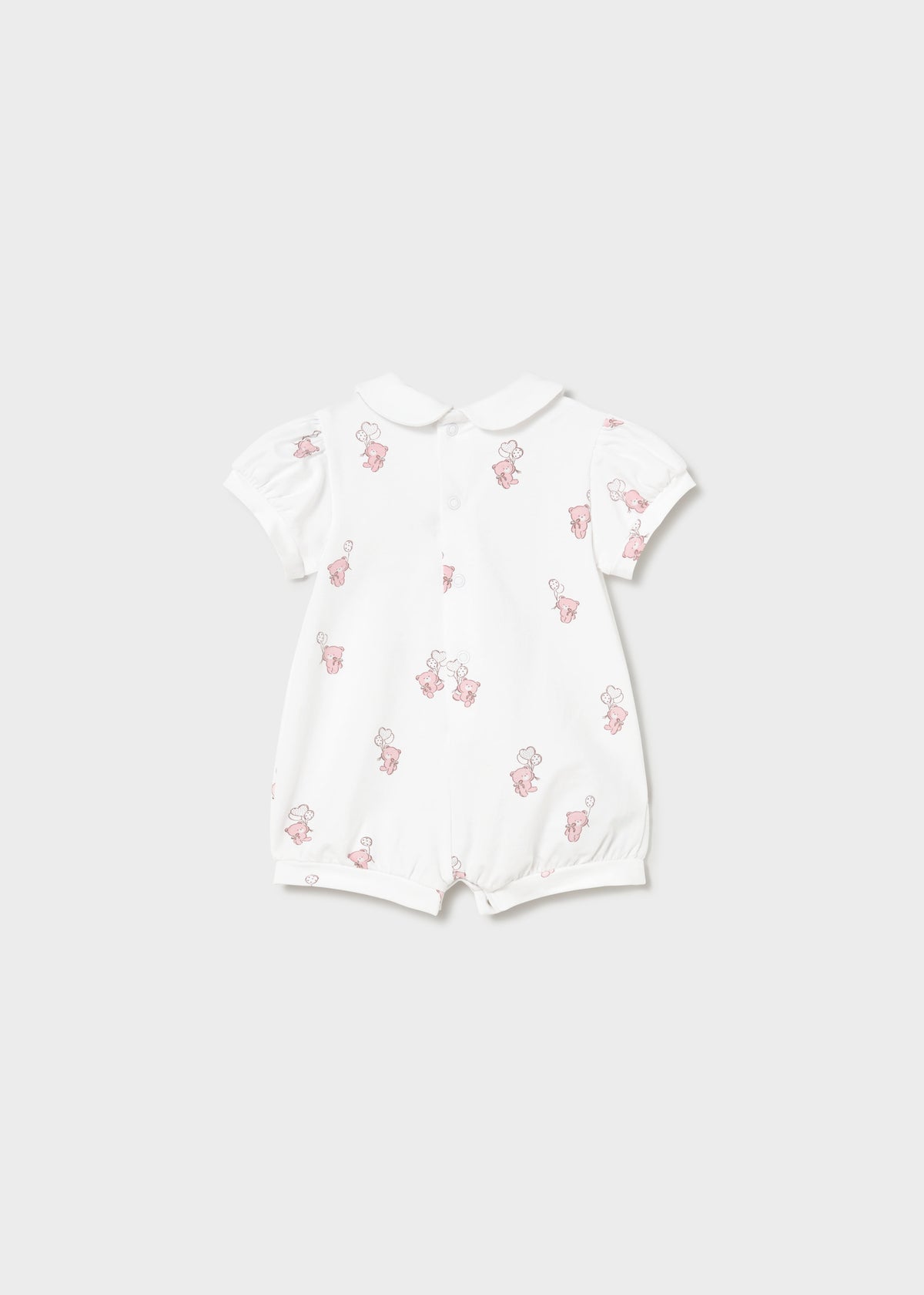 Set 2 pijamas cortos bordados recién nacida