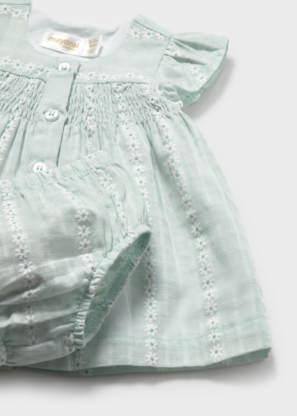 Vestido gasa recién nacida