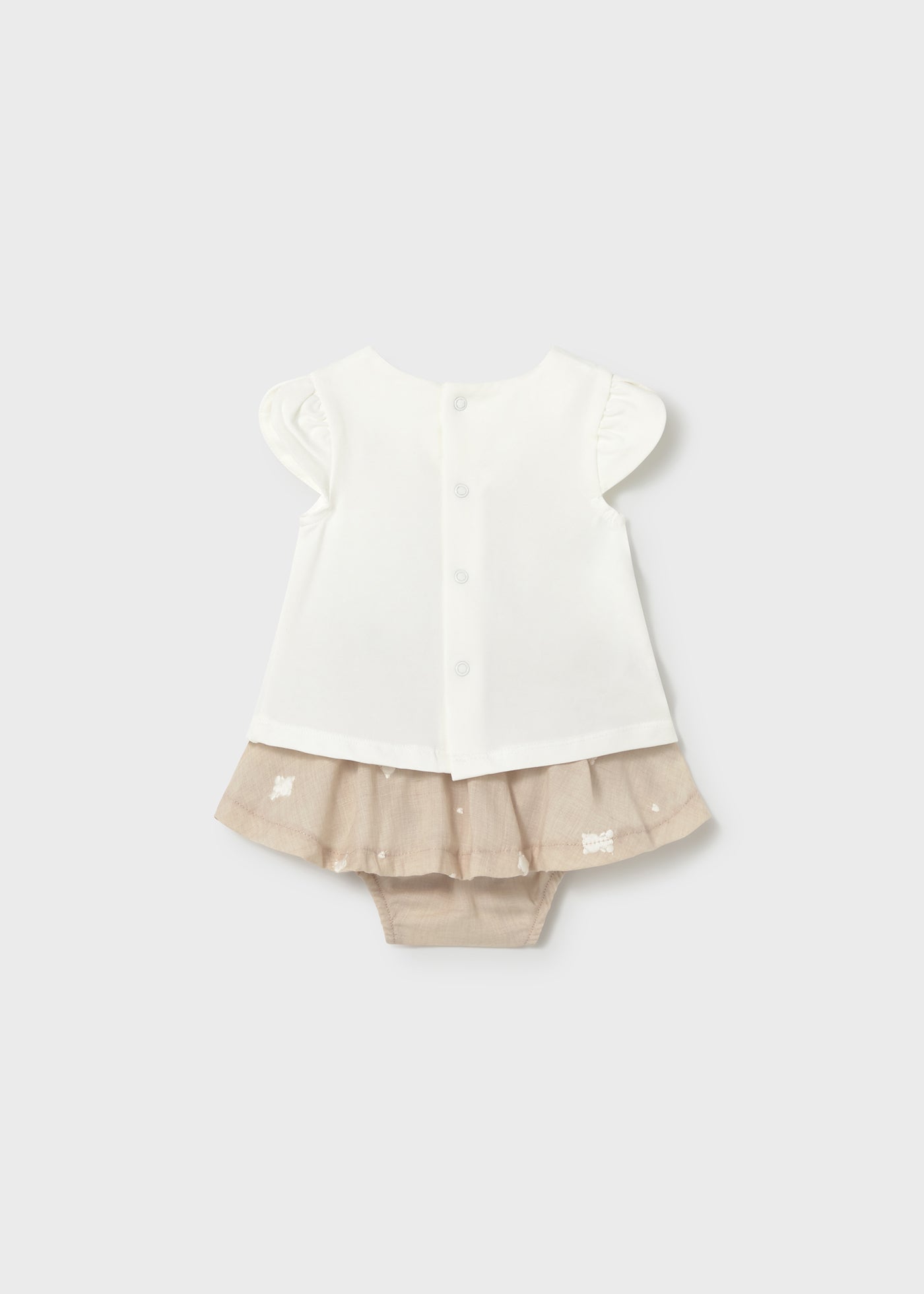 Conjunto falda y camiseta osito recién nacida